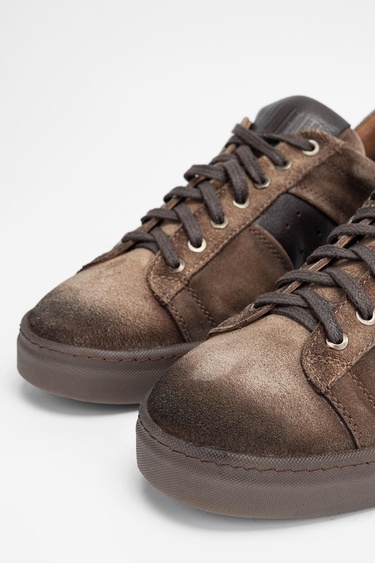  Valmenti Erkek Sigaro grft Hakiki Deri Sneakers & Spor Ayakkabı