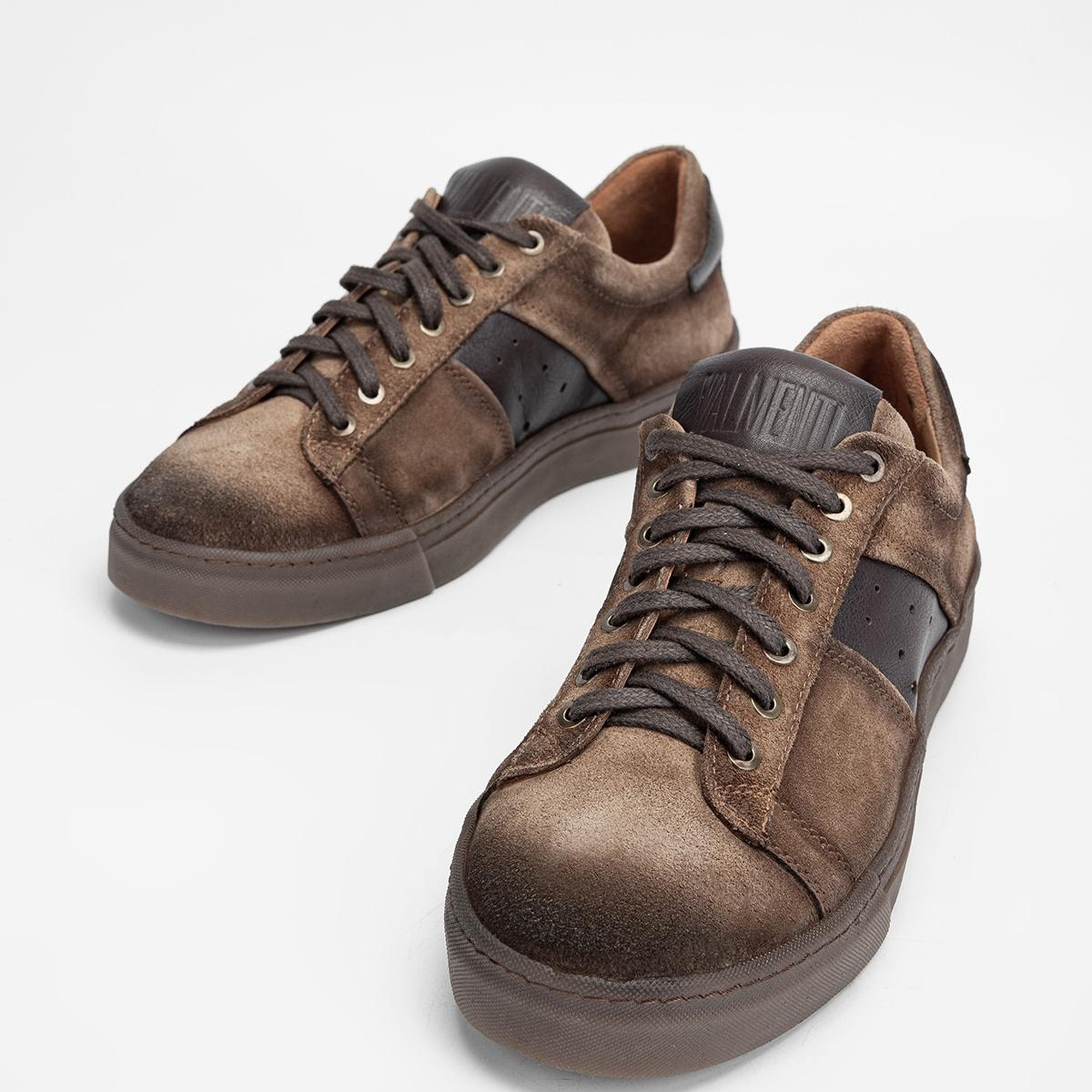 Valmenti Erkek Sigaro grft Hakiki Deri Sneakers & Spor Ayakkabı