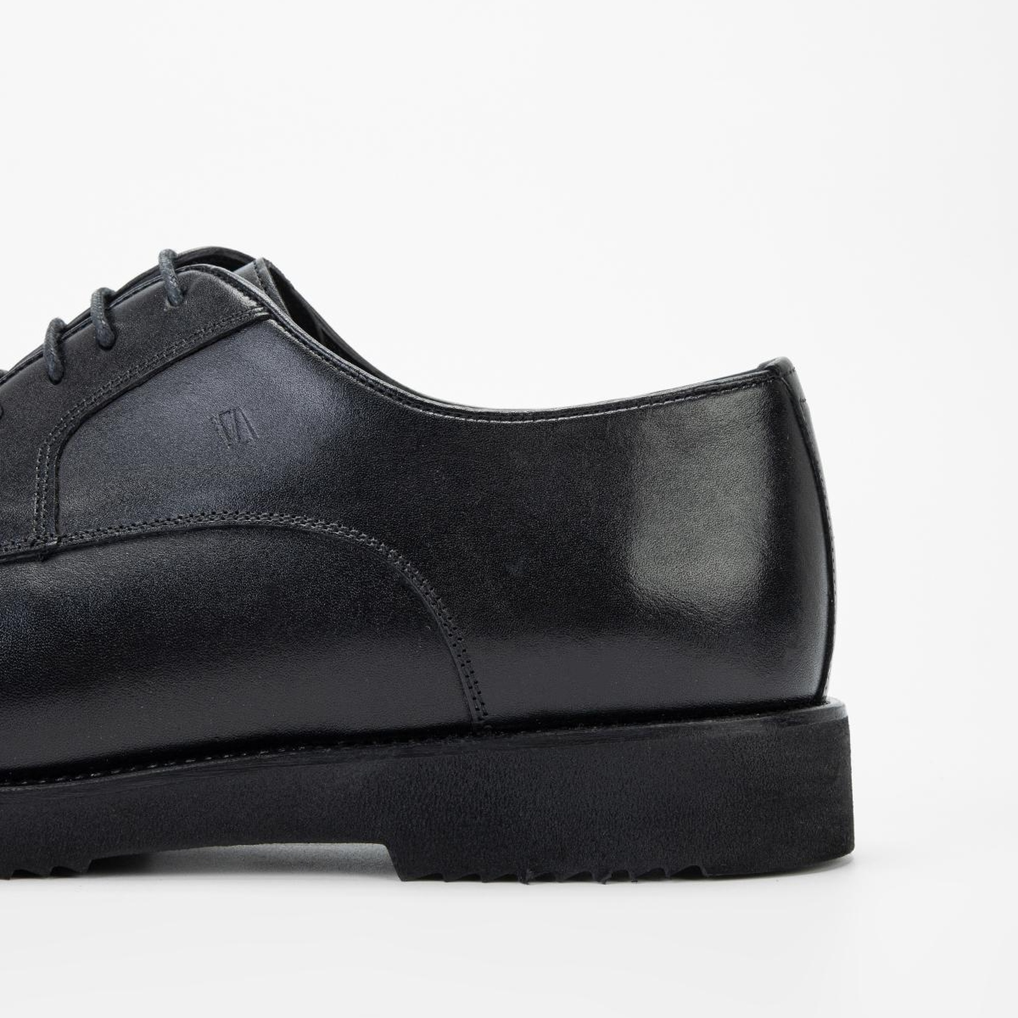 Valmenti Erkek Siyah Hakiki Deri Casual Ayakkabı