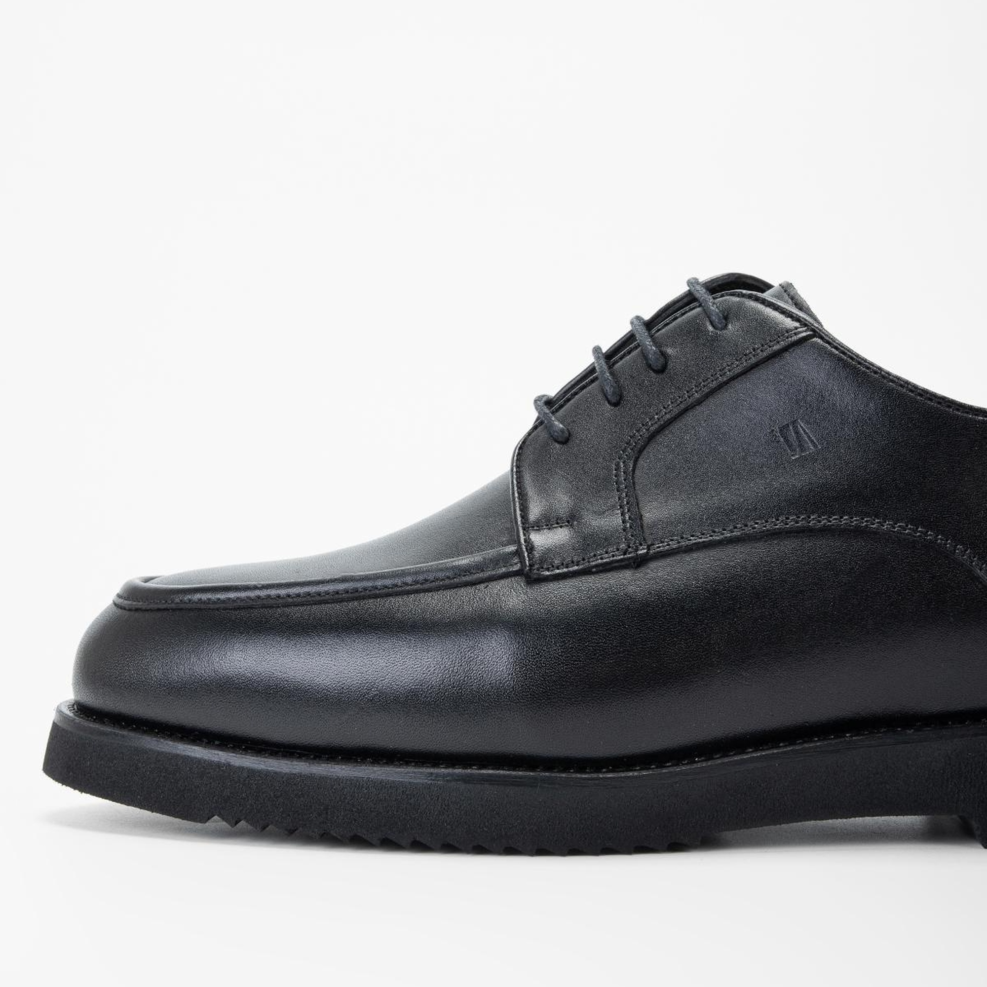 Valmenti Erkek Siyah Hakiki Deri Casual Ayakkabı