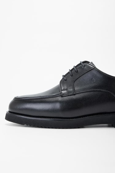  Valmenti Erkek Siyah Hakiki Deri Casual Ayakkabı