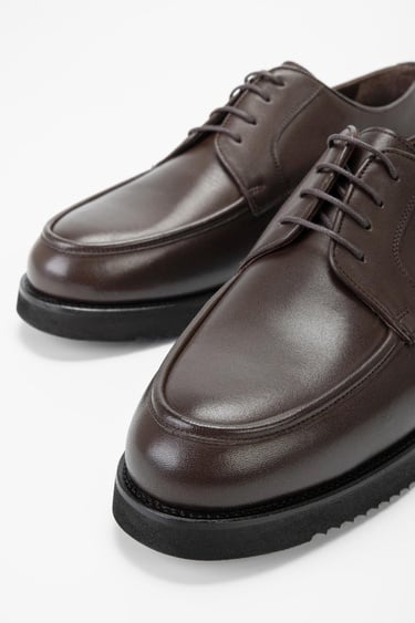  Valmenti Erkek Kahverengi Hakiki Deri Casual Ayakkabı