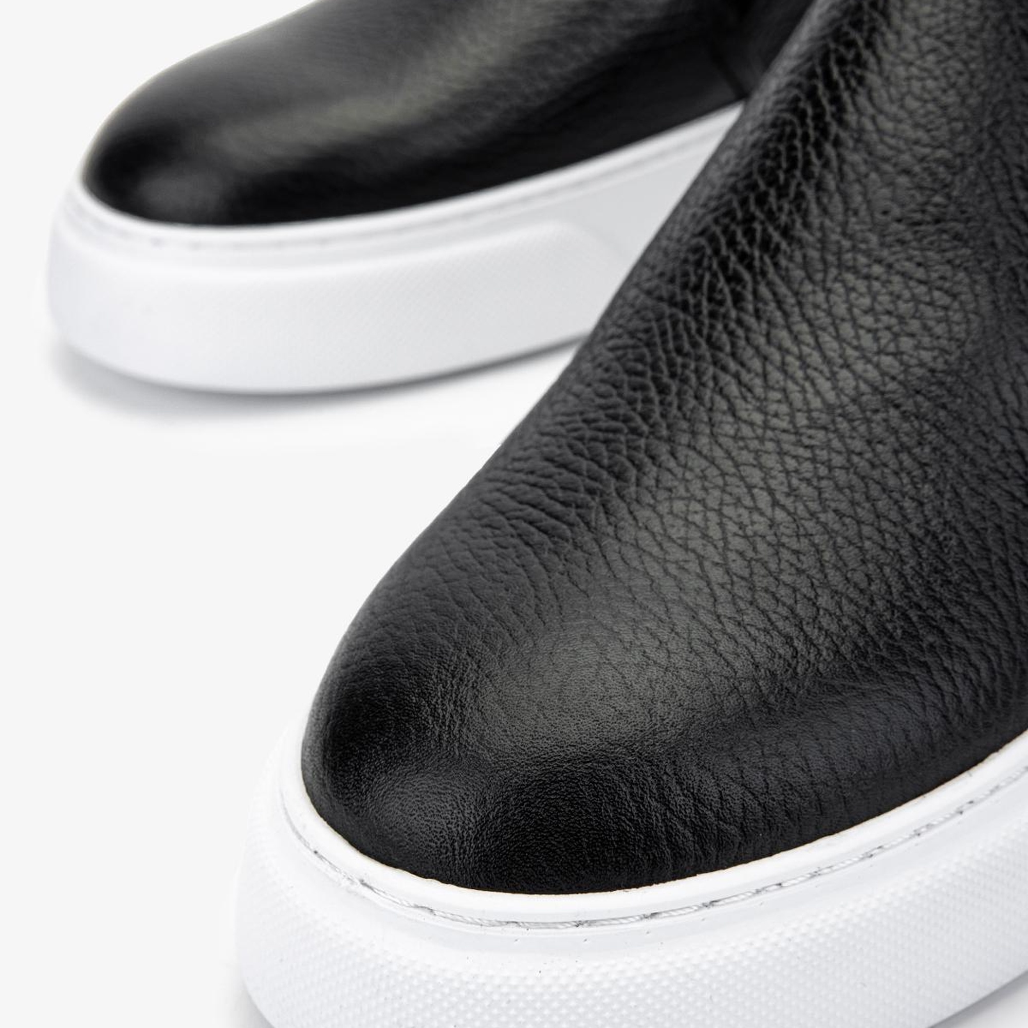 Valmenti Erkek Hakiki Deri Siyah Floter Casual Ayakkabı