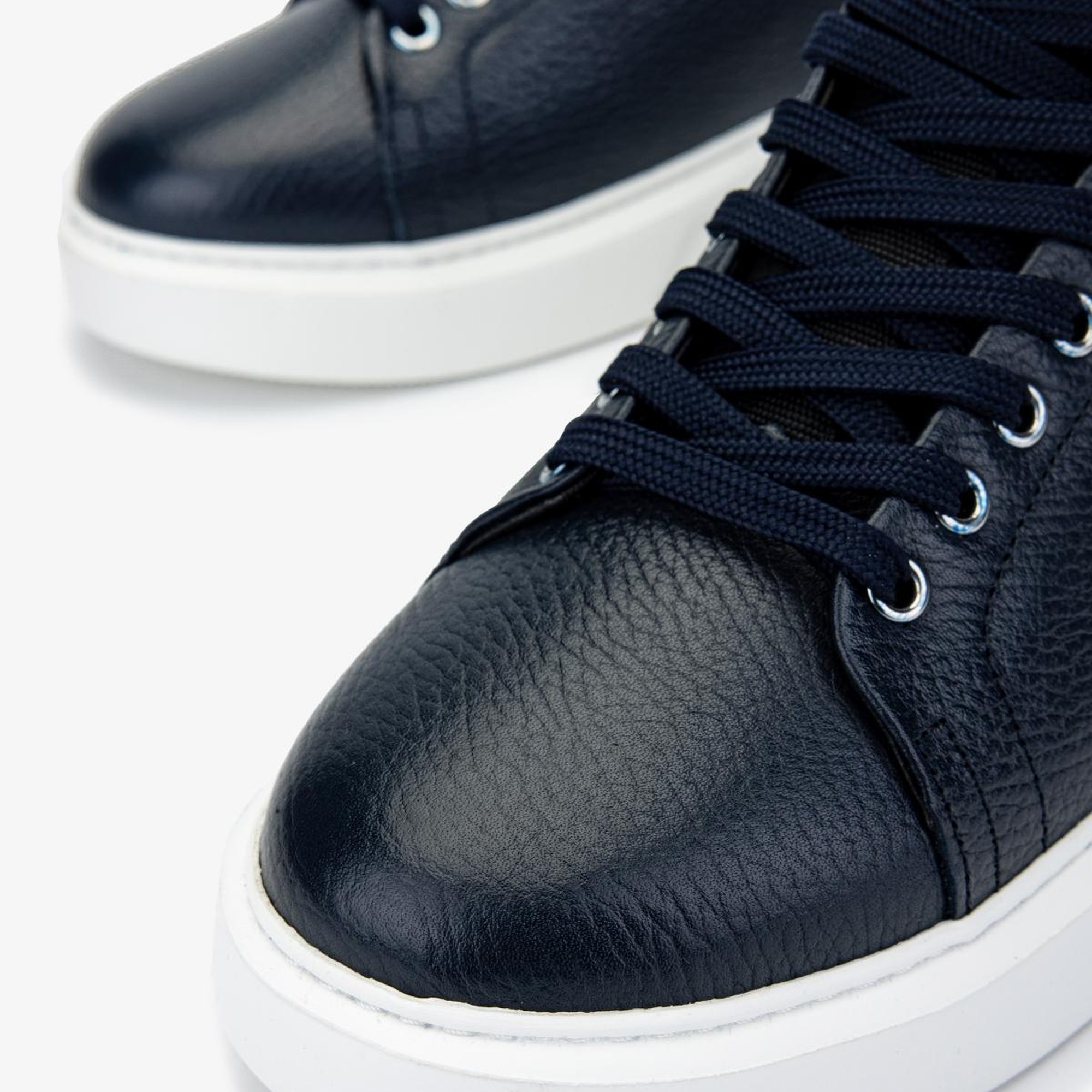 Valmenti Erkek Hakiki Deri Lacivert Sneakers & Spor Ayakkabı