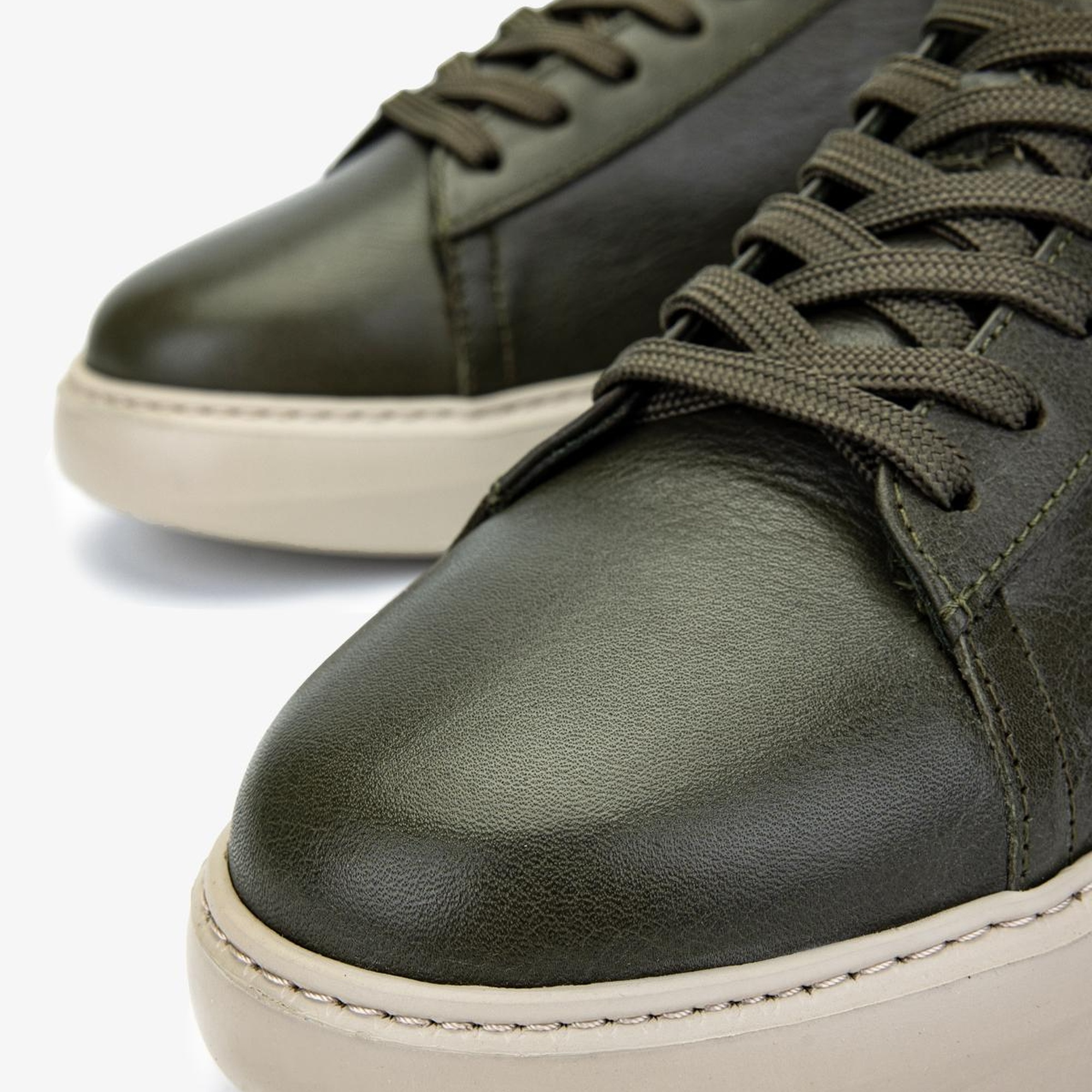 Valmenti Erkek Hakiki Deri Yeşil Sneakers & Spor Ayakkabı