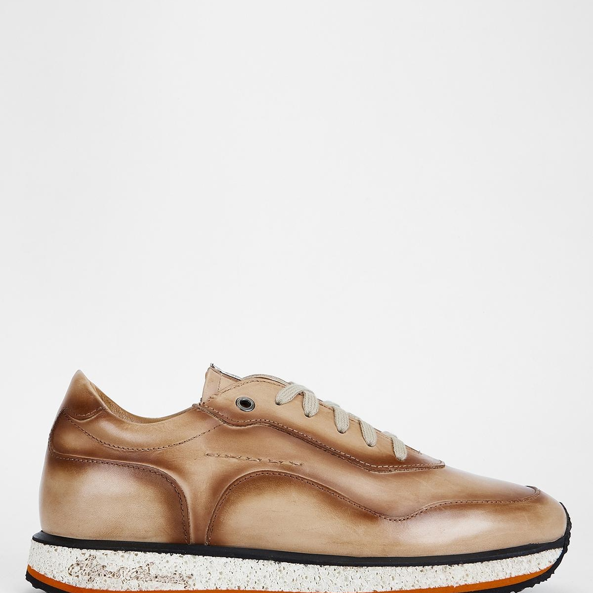 Valmenti Erkek Beyaz kemik Hakiki Deri Sneakers & Spor Ayakkabı