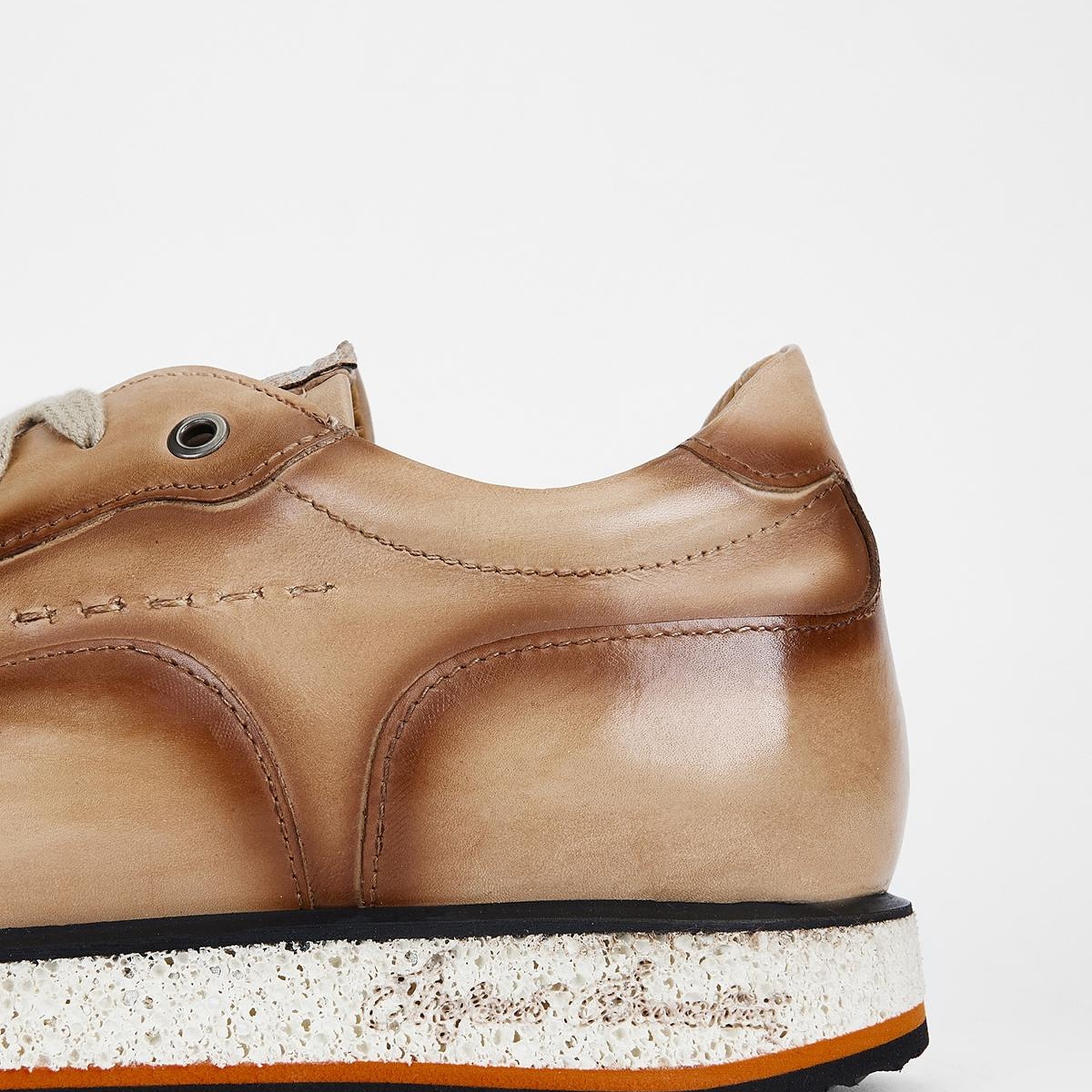 Valmenti Erkek Beyaz kemik Hakiki Deri Sneakers & Spor Ayakkabı