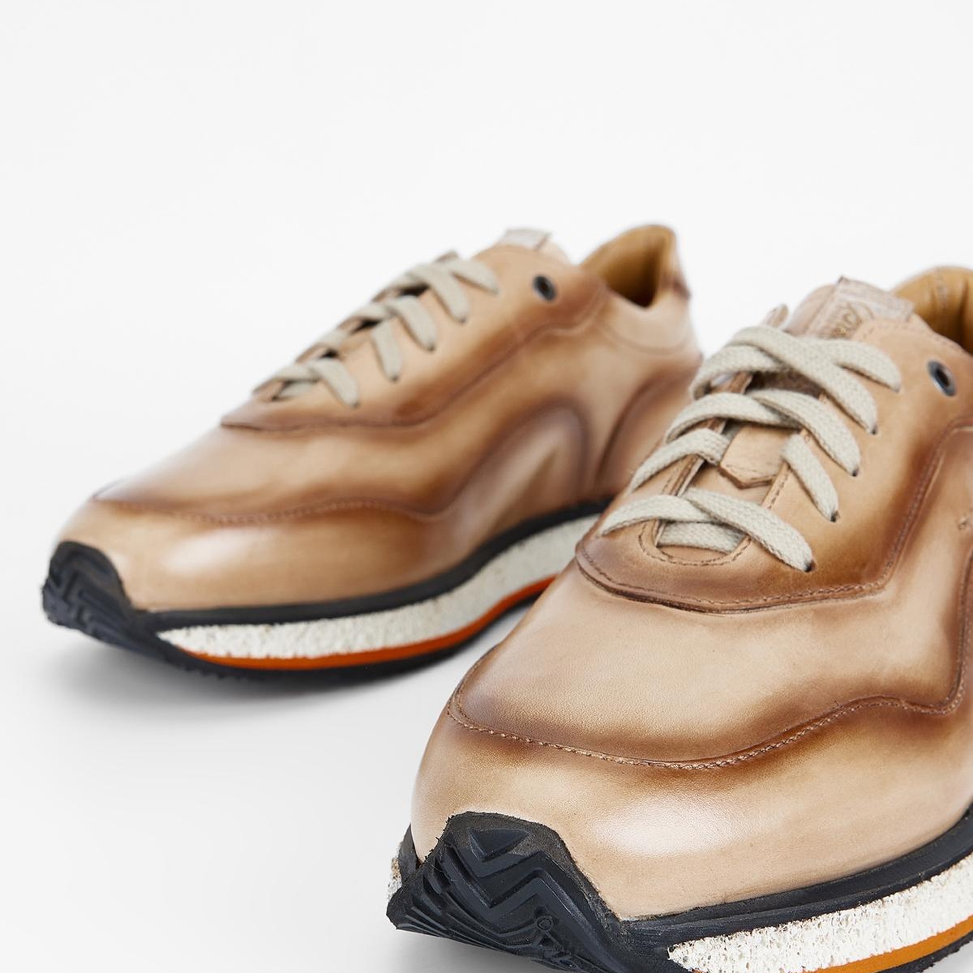 Valmenti Erkek Beyaz kemik Hakiki Deri Sneakers & Spor Ayakkabı