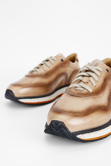  Valmenti Erkek Beyaz kemik Hakiki Deri Sneakers & Spor Ayakkabı