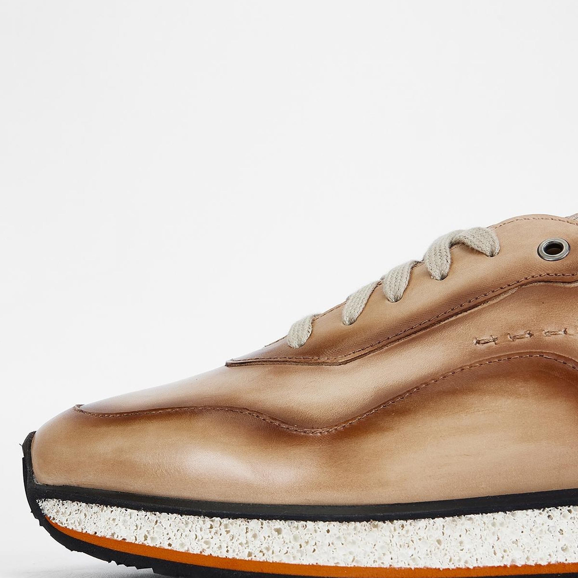 Valmenti Erkek Beyaz kemik Hakiki Deri Sneakers & Spor Ayakkabı