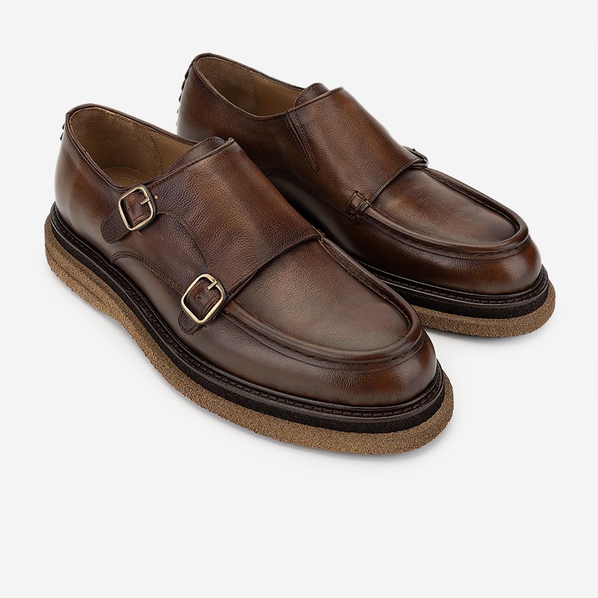 Valmenti Erkek Hakiki Deri Taba Deri Casual Ayakkabı