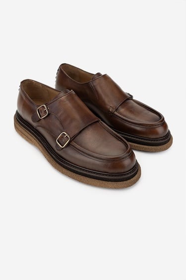  Valmenti Erkek Hakiki Deri Taba Deri Casual Ayakkabı