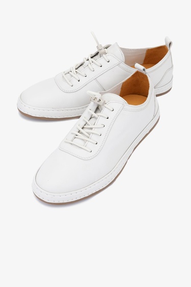  Valmenti Erkek Bej Hakiki Deri Casual Ayakkabı