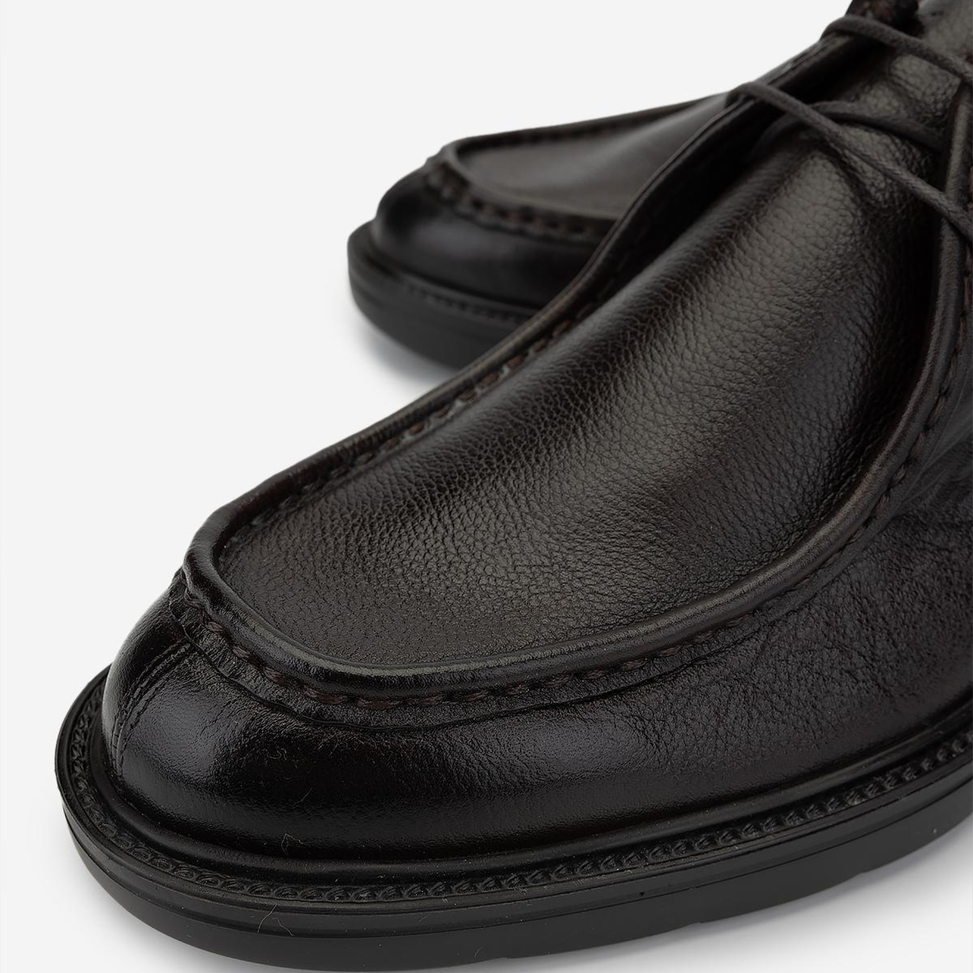 Valmenti Erkek Hakiki Deri Kahverengi Casual Ayakkabı