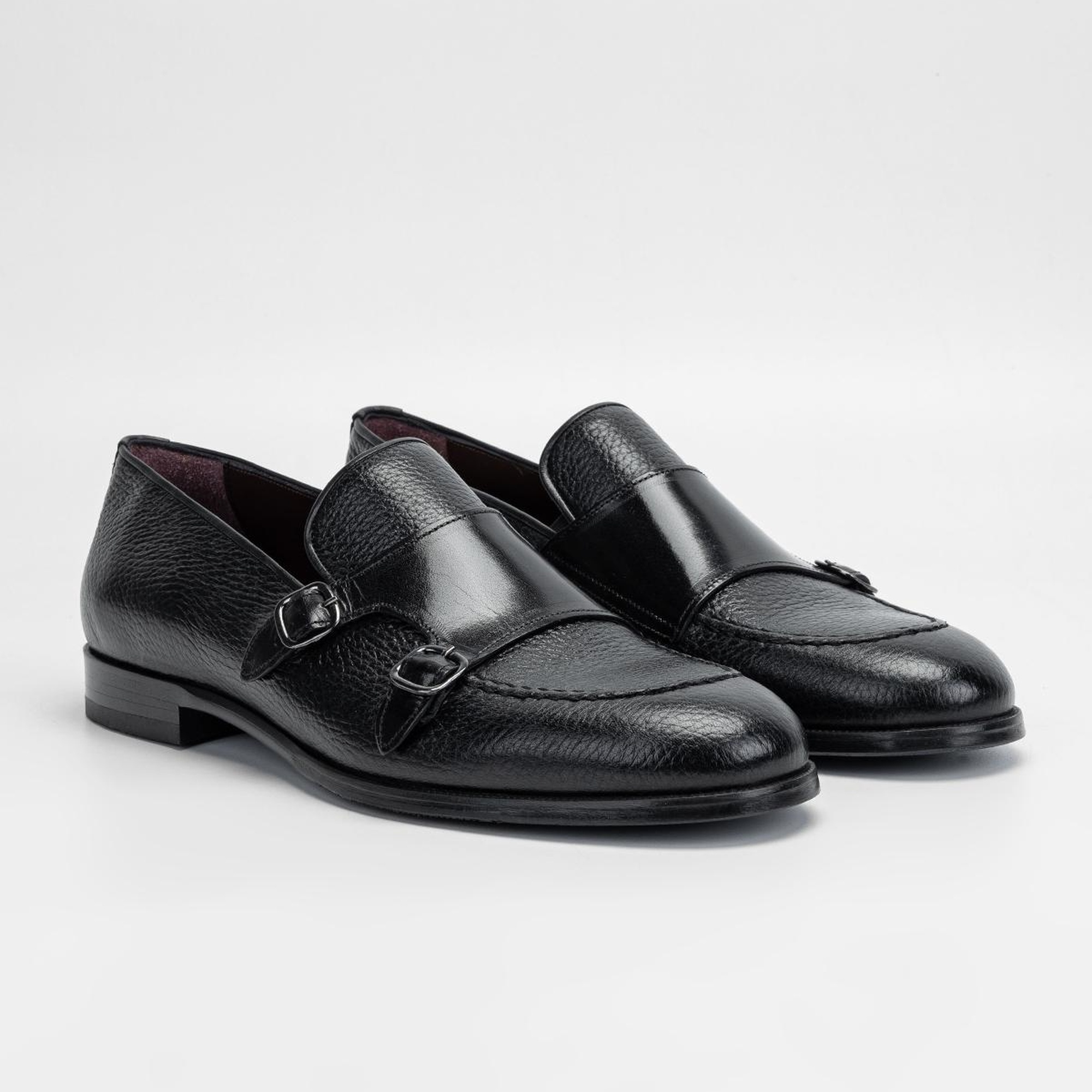 Valmenti Erkek Siyah gyk Hakiki Deri Loafer Ayakkabı