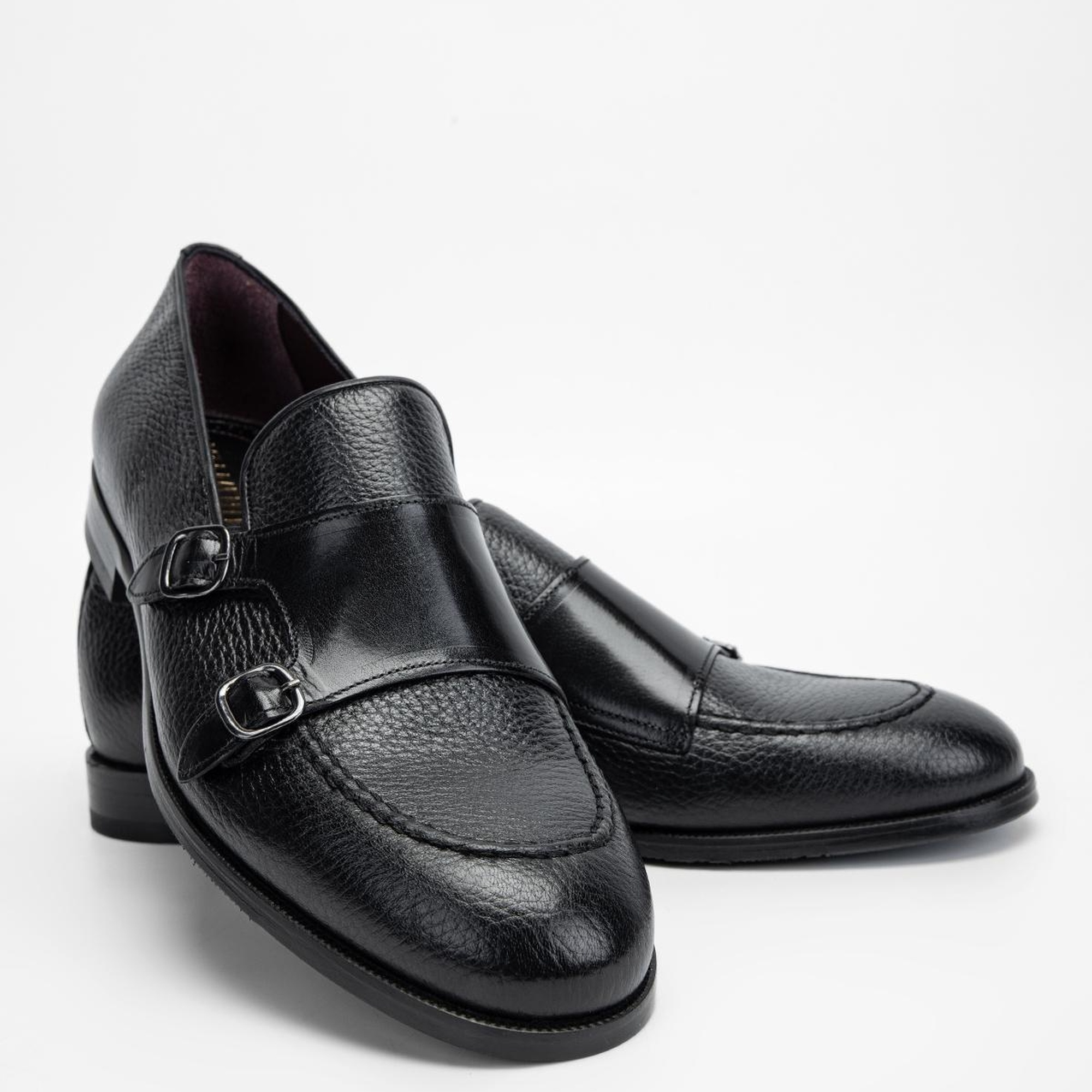 Valmenti Erkek Siyah gyk Hakiki Deri Loafer Ayakkabı