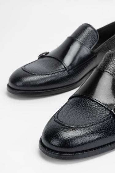  Valmenti Erkek Siyah gyk Hakiki Deri Loafer Ayakkabı