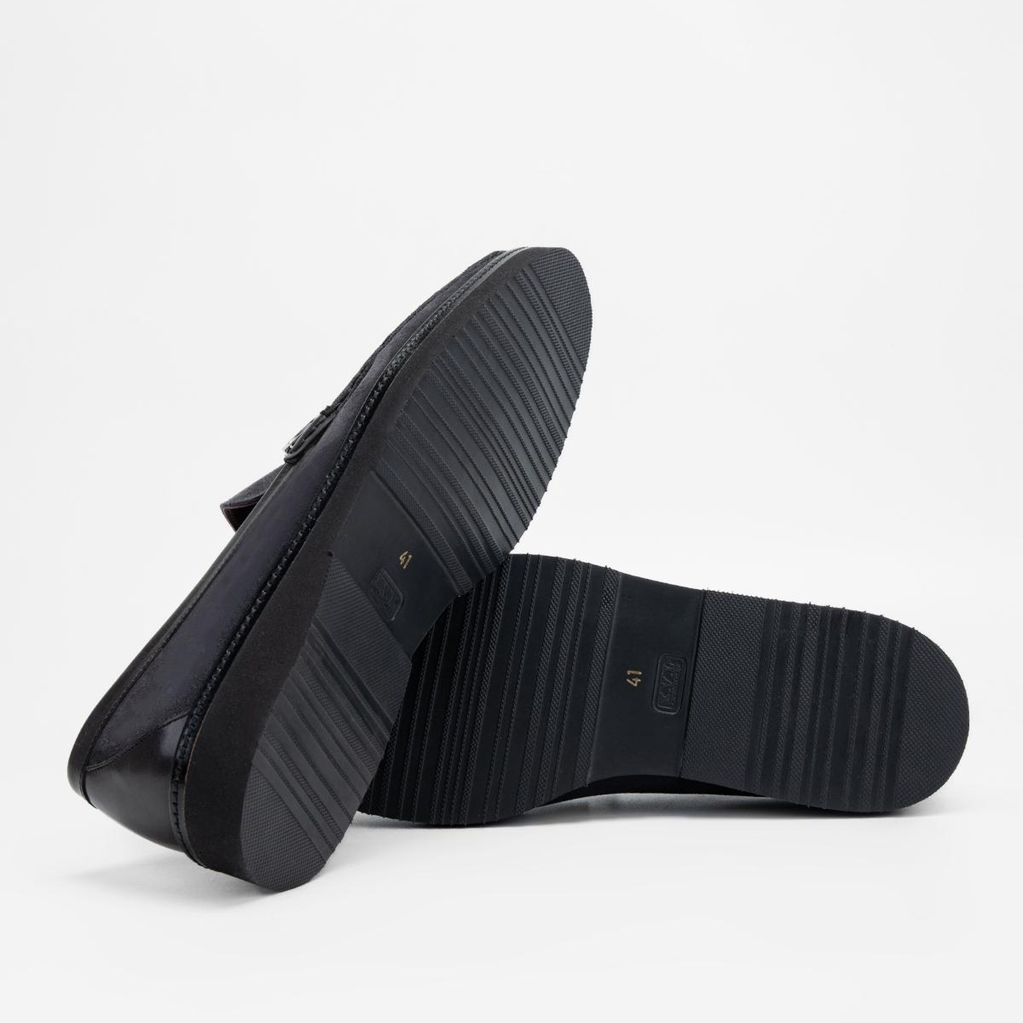 Valmenti Erkek Gri Süet Hakiki Deri Loafer Ayakkabı