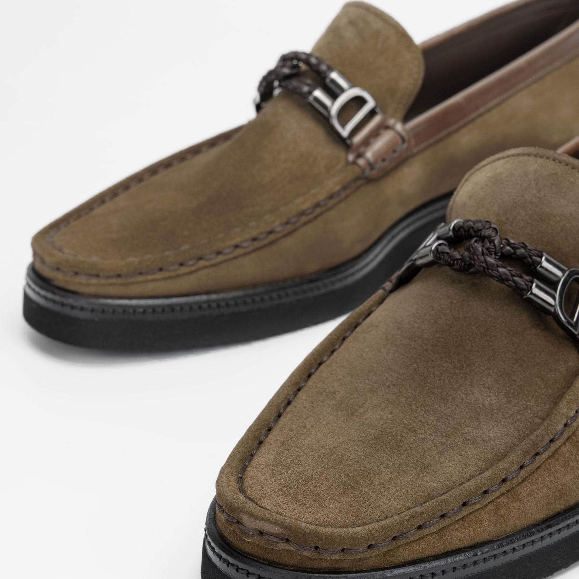 Valmenti Erkek Taba Süet Hakiki Deri Loafer Ayakkabı