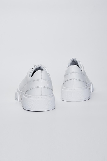  Valmenti Livio Erkek Beyaz Nappa Hakiki Deri Sneakers & Spor Ayakkabı