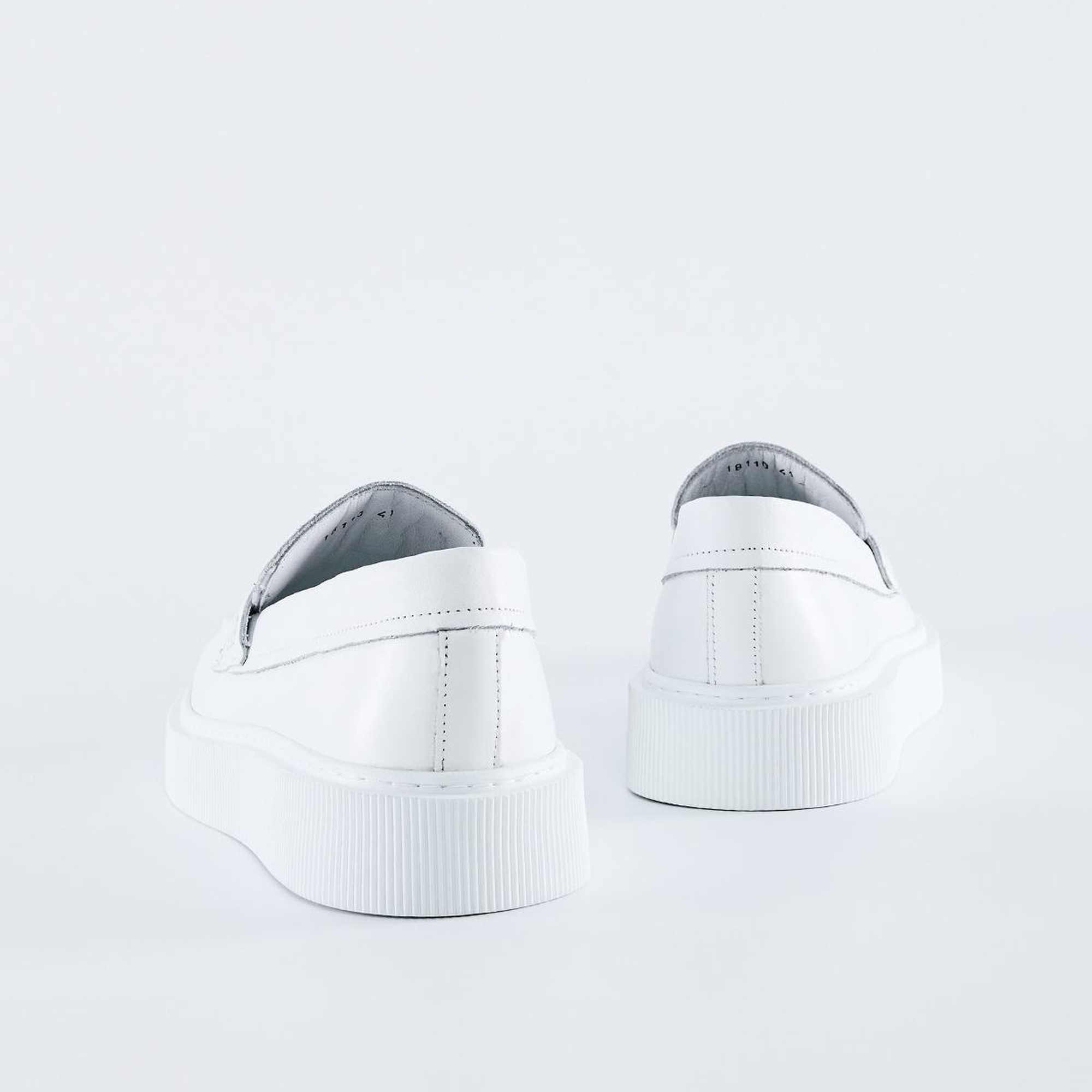 Valmenti Diego Erkek Beyaz Hakiki Deri Loafer Ayakkabı