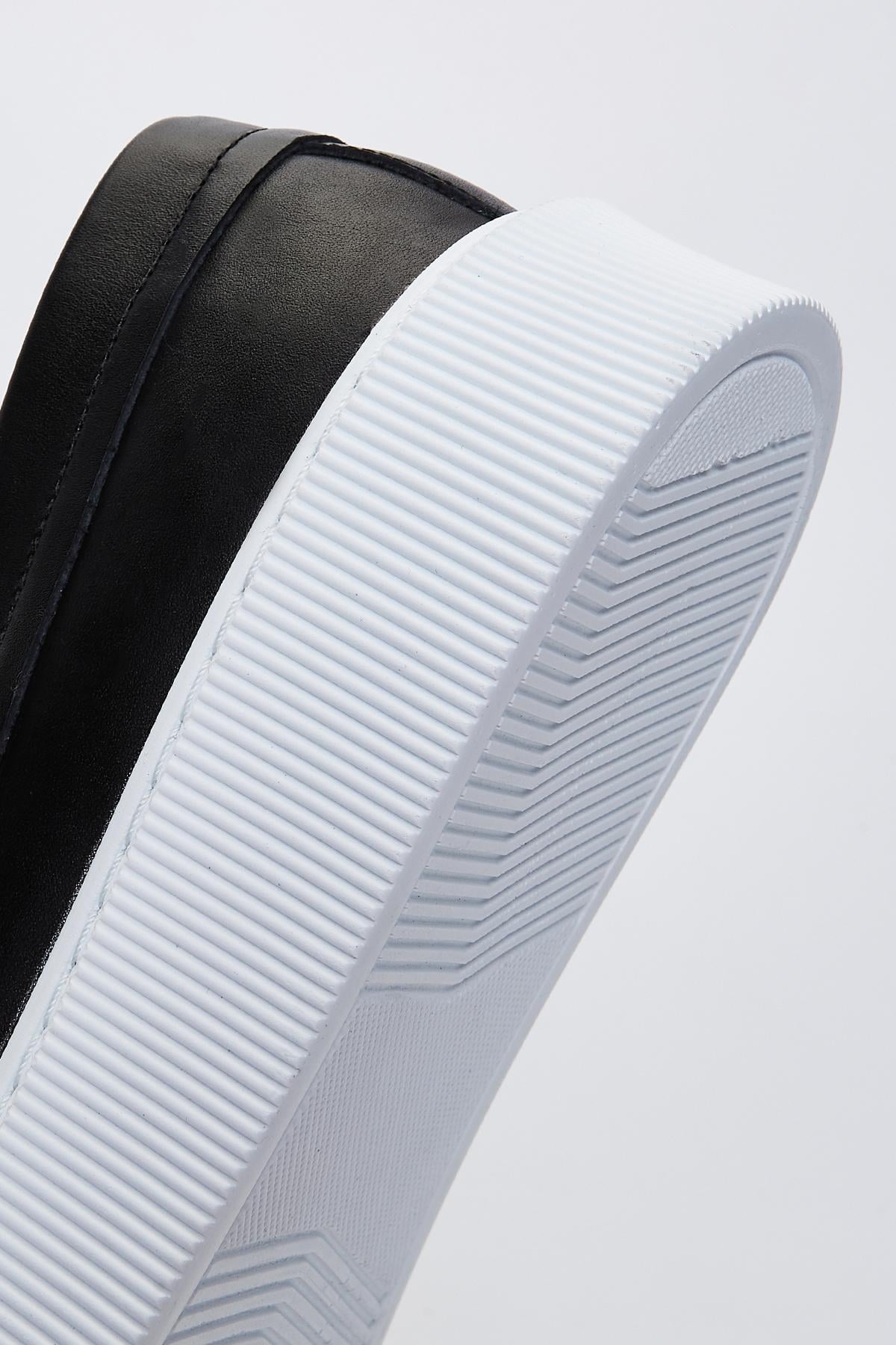 Valmenti Diego Erkek Siyah Hakiki Deri Loafer Ayakkabı