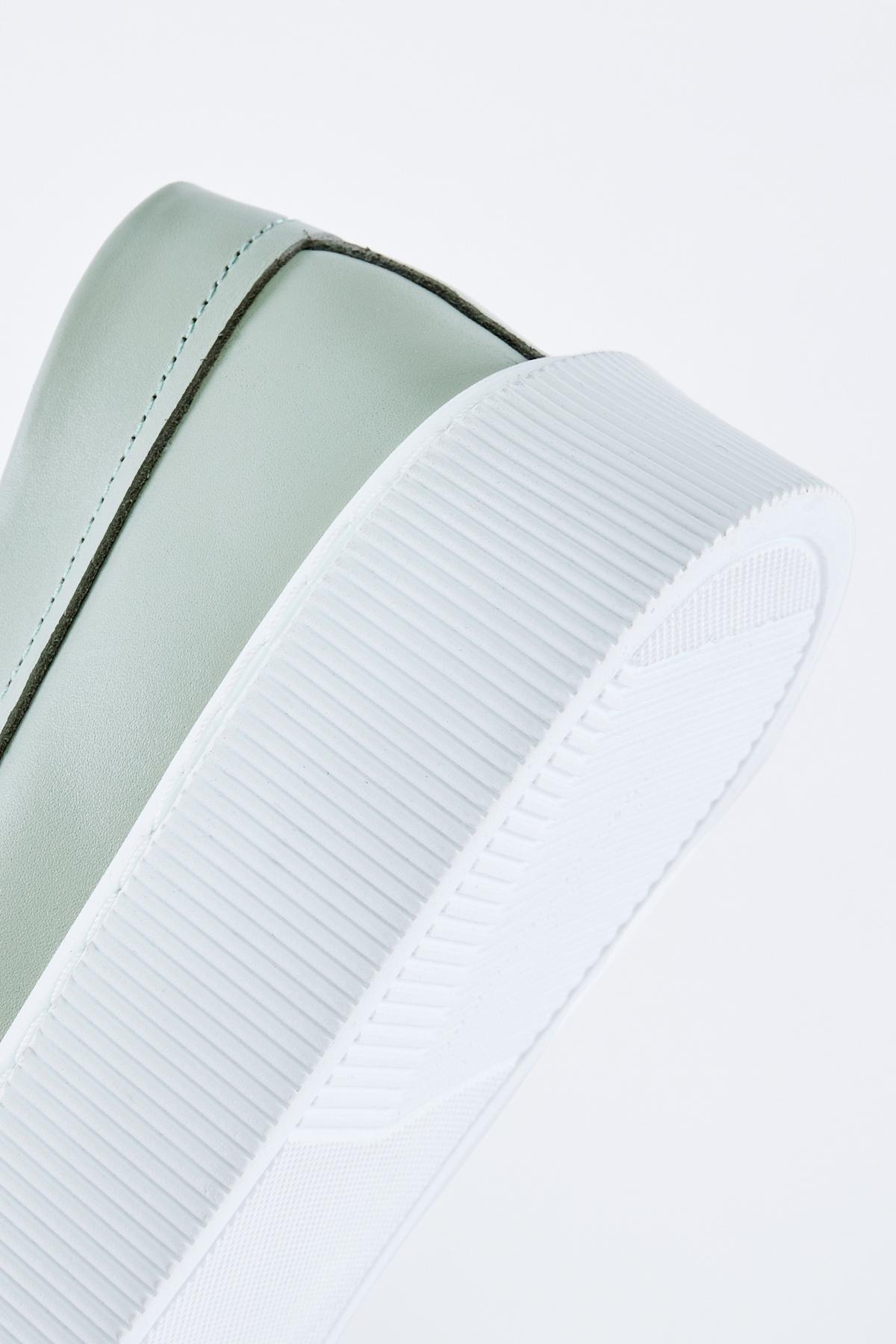  Valmenti Diego Erkek Yeşil Hakiki Deri Loafer Ayakkabı