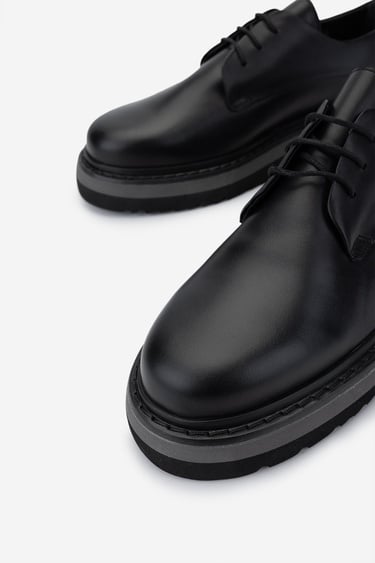  Valmenti Erkek Hakiki Deri Siyah Deri Casual Ayakkabı