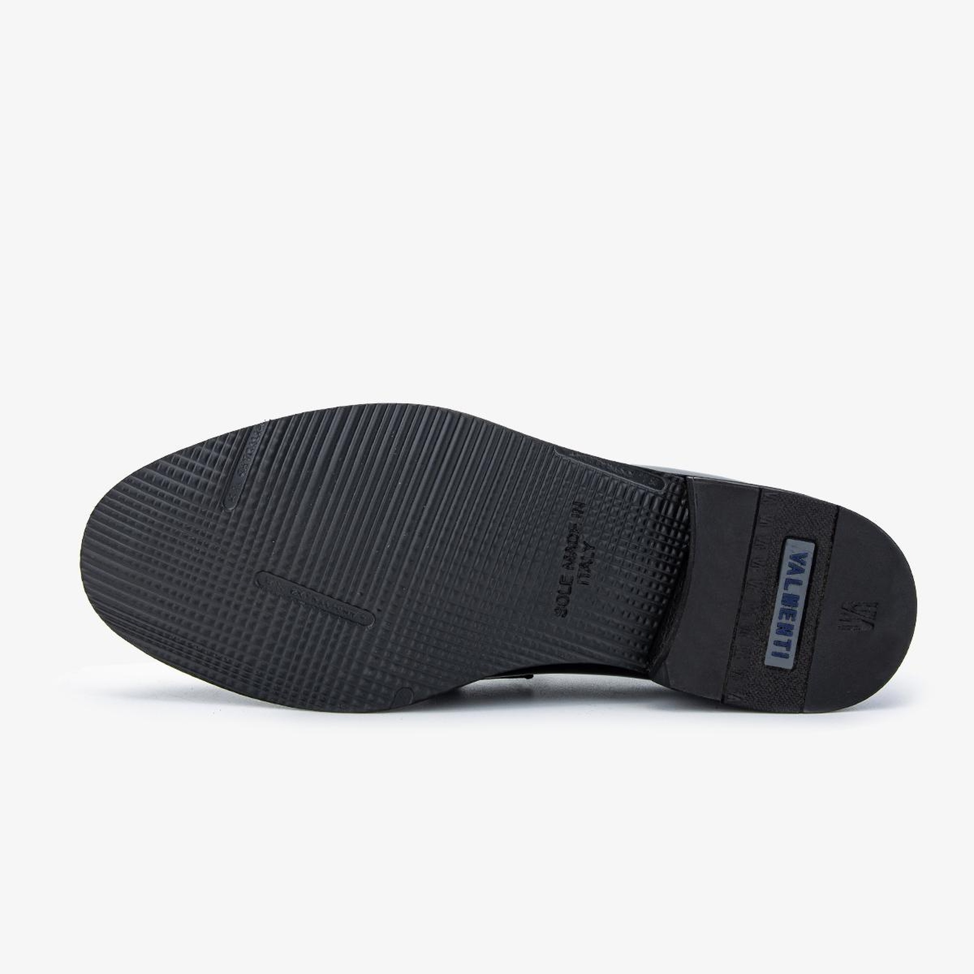 Valmenti Erkek Hakiki Deri Siyah Açma Loafer Ayakkabı