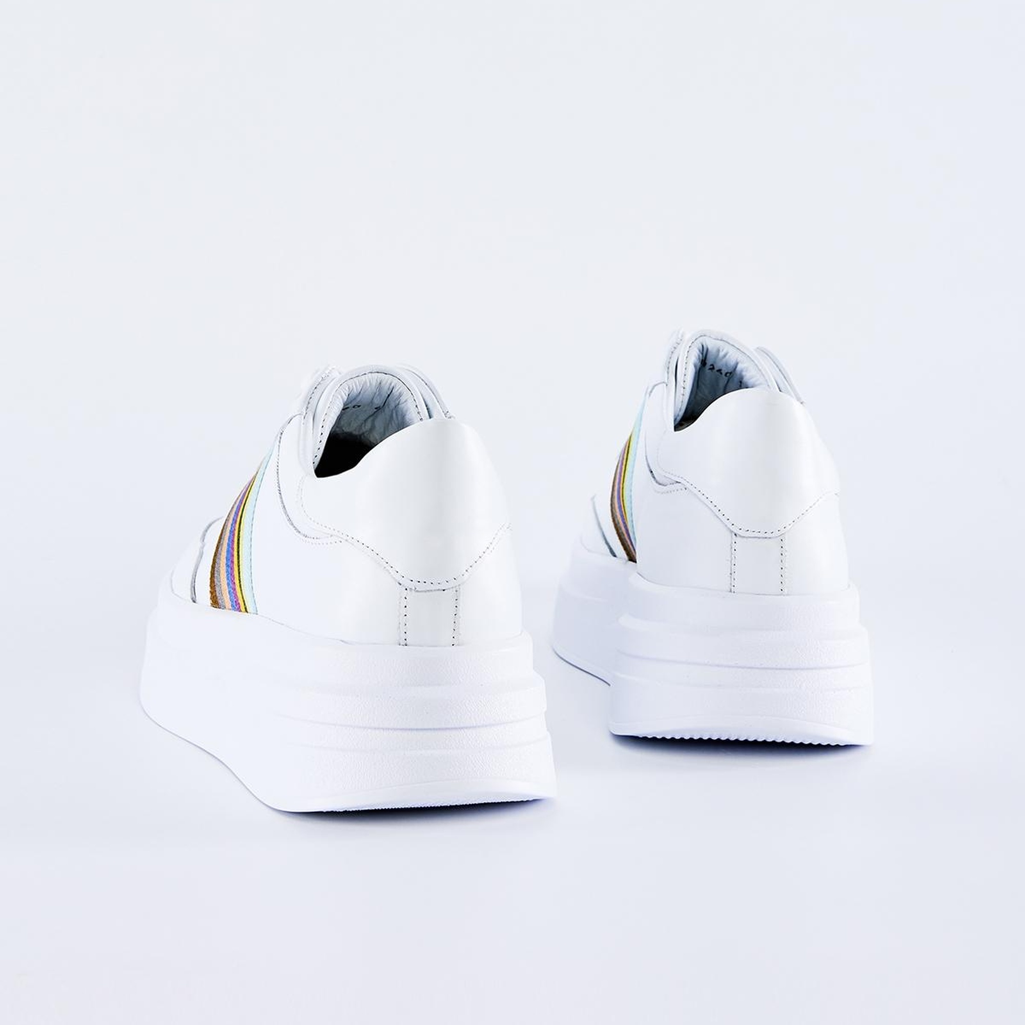 Valmenti Benard Erkek Beyaz Hakiki Deri Spor Ayakkabı