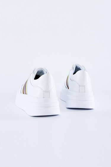  Valmenti Benard Erkek Beyaz Hakiki Deri Spor Ayakkabı