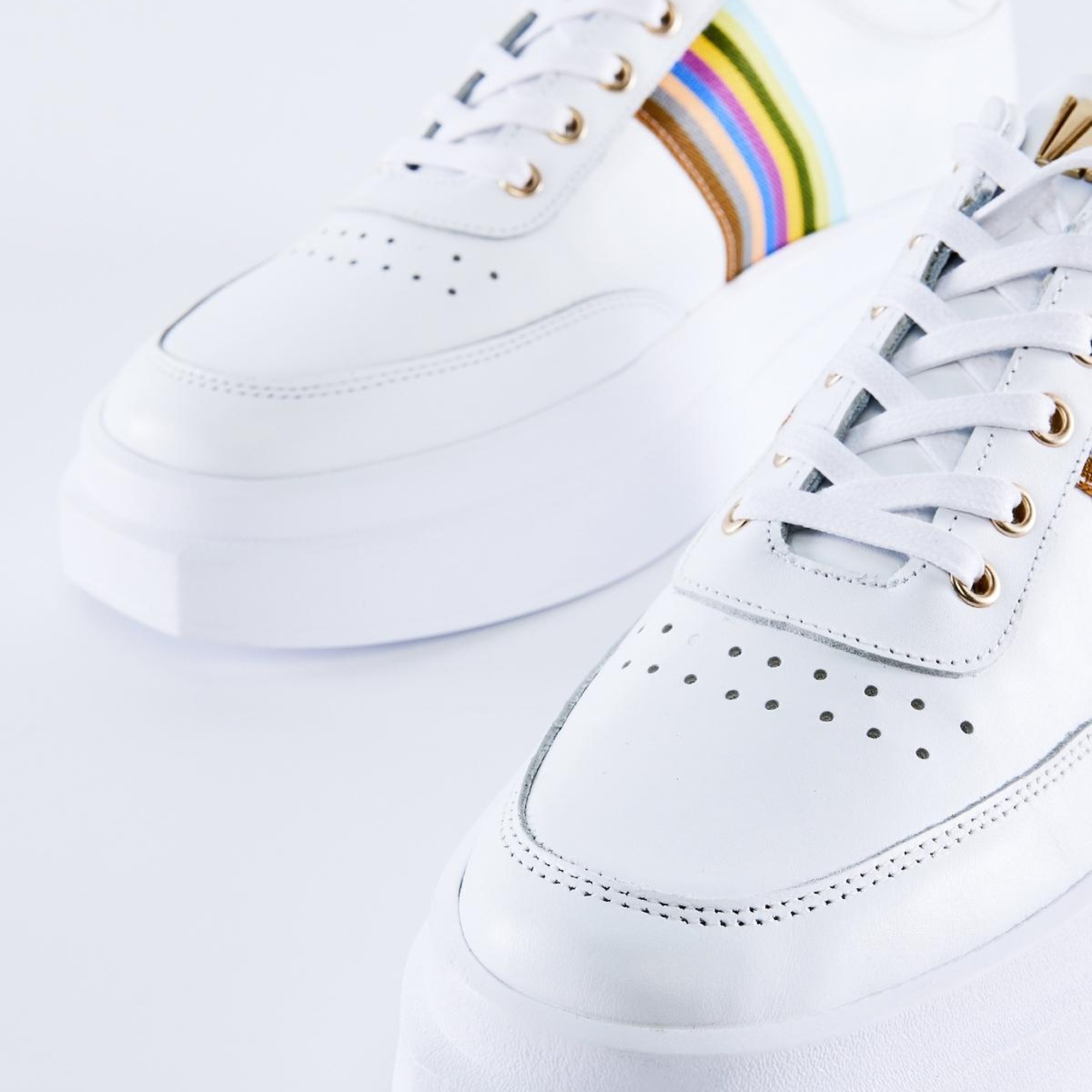 Valmenti Benard Erkek Beyaz Hakiki Deri Spor Ayakkabı