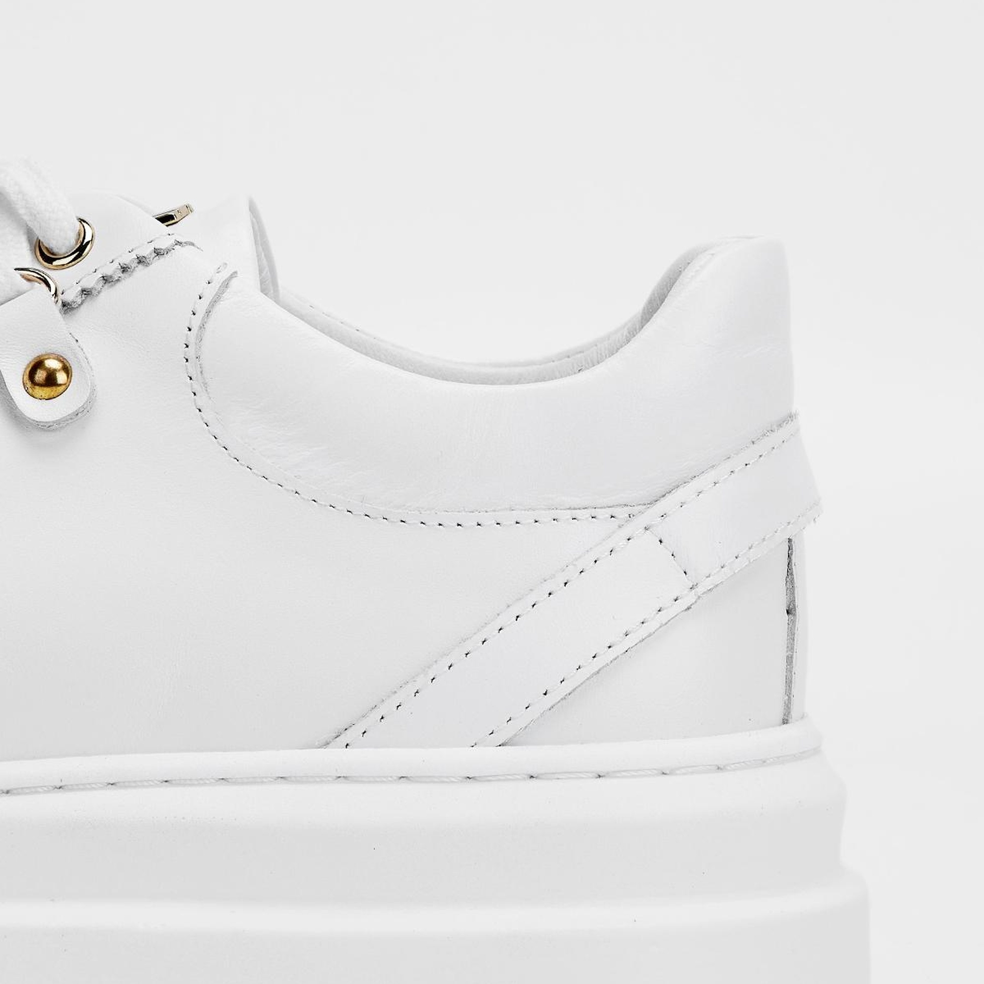 Valmenti Erkek Beyaz Hakiki Deri Sneakers & Spor Ayakkabı