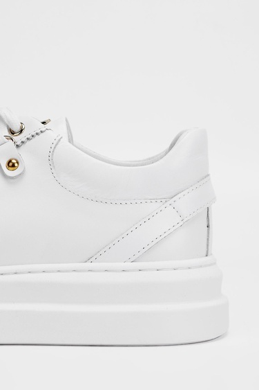  Valmenti Erkek Beyaz Hakiki Deri Sneakers & Spor Ayakkabı