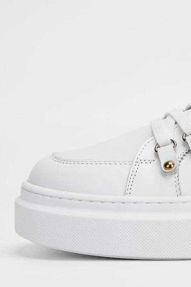  Valmenti Erkek Beyaz Hakiki Deri Sneakers & Spor Ayakkabı