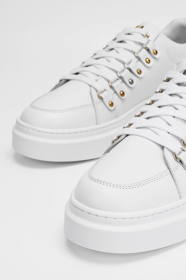  Valmenti Erkek Beyaz Hakiki Deri Sneakers & Spor Ayakkabı