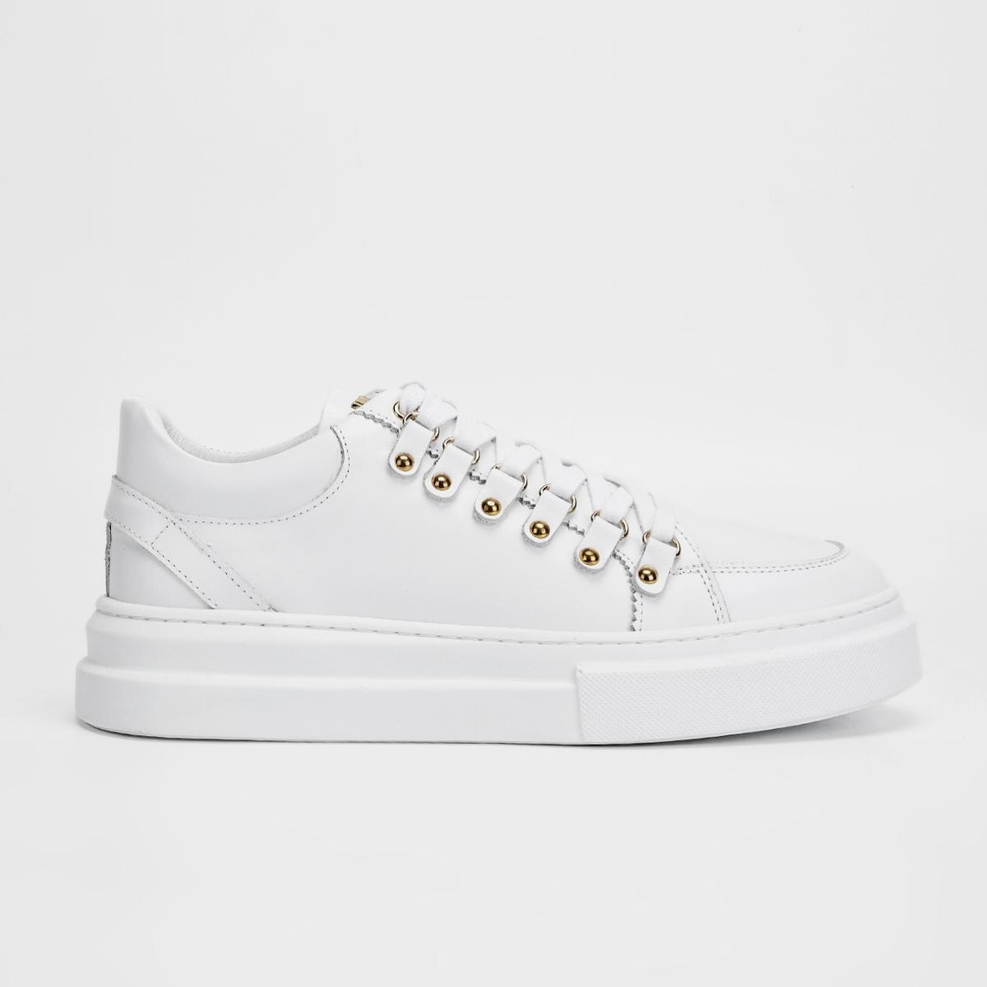 Valmenti Erkek Beyaz Hakiki Deri Sneakers & Spor Ayakkabı