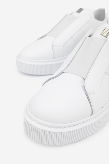  Valmenti Emma Erkek Beyaz Rugan Hakiki Deri Sneakers & Spor Ayakkabı