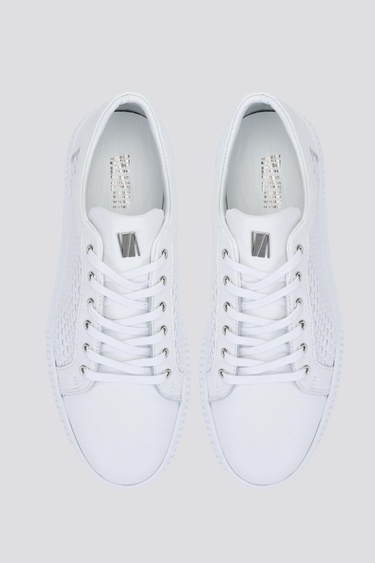  Valmenti Agathe Erkek Beyaz Hakiki Deri Sneakers & Spor Ayakkabı