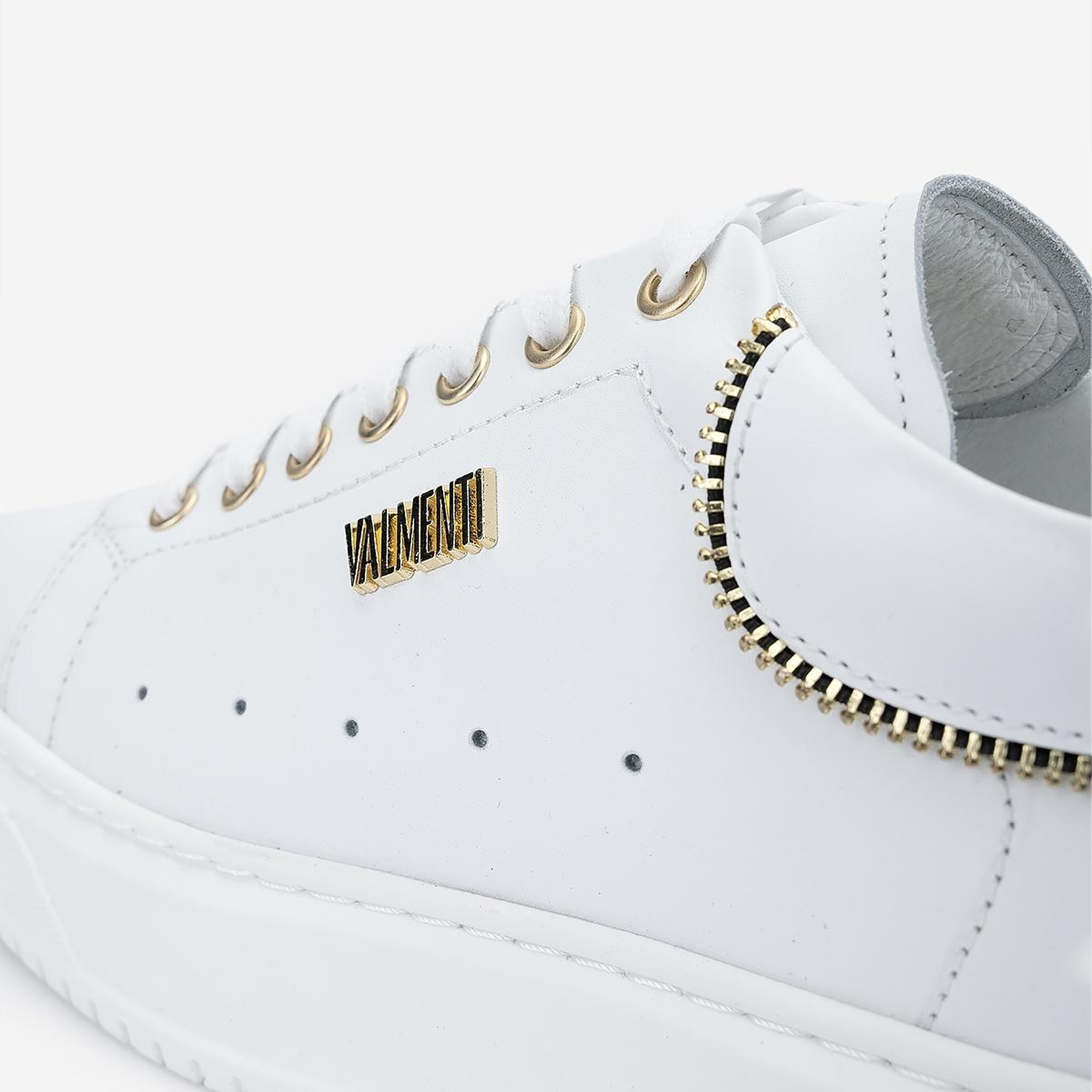 Valmenti Erkek Hakiki Deri Beyaz Sneakers & Spor Ayakkabı