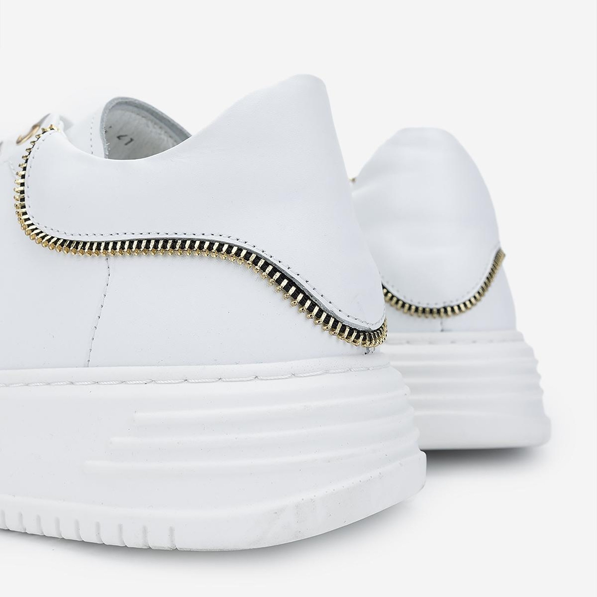 Valmenti Erkek Hakiki Deri Beyaz Sneakers & Spor Ayakkabı