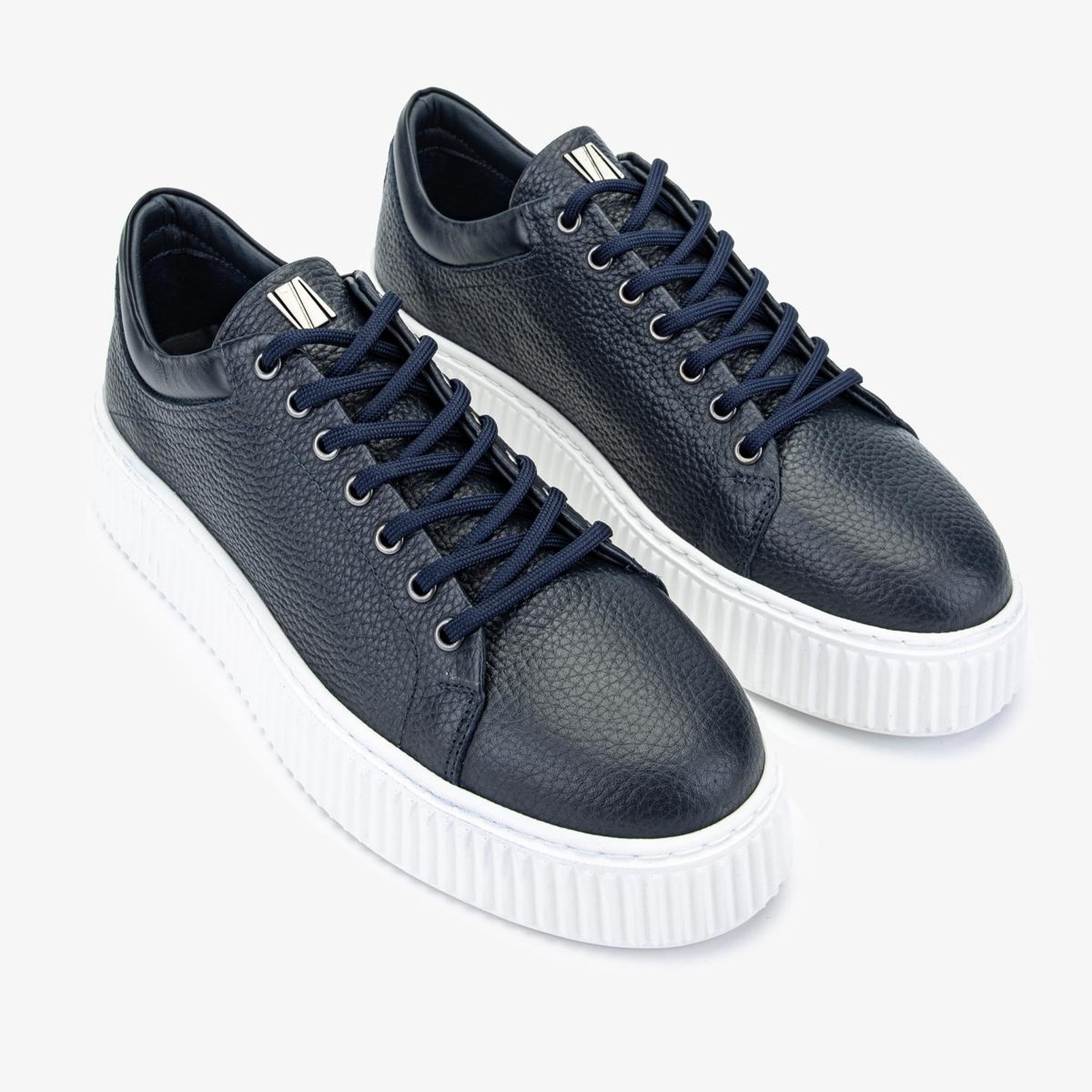 Valmenti Erkek Hakiki Deri Lacivert Sneakers & Spor Ayakkabı