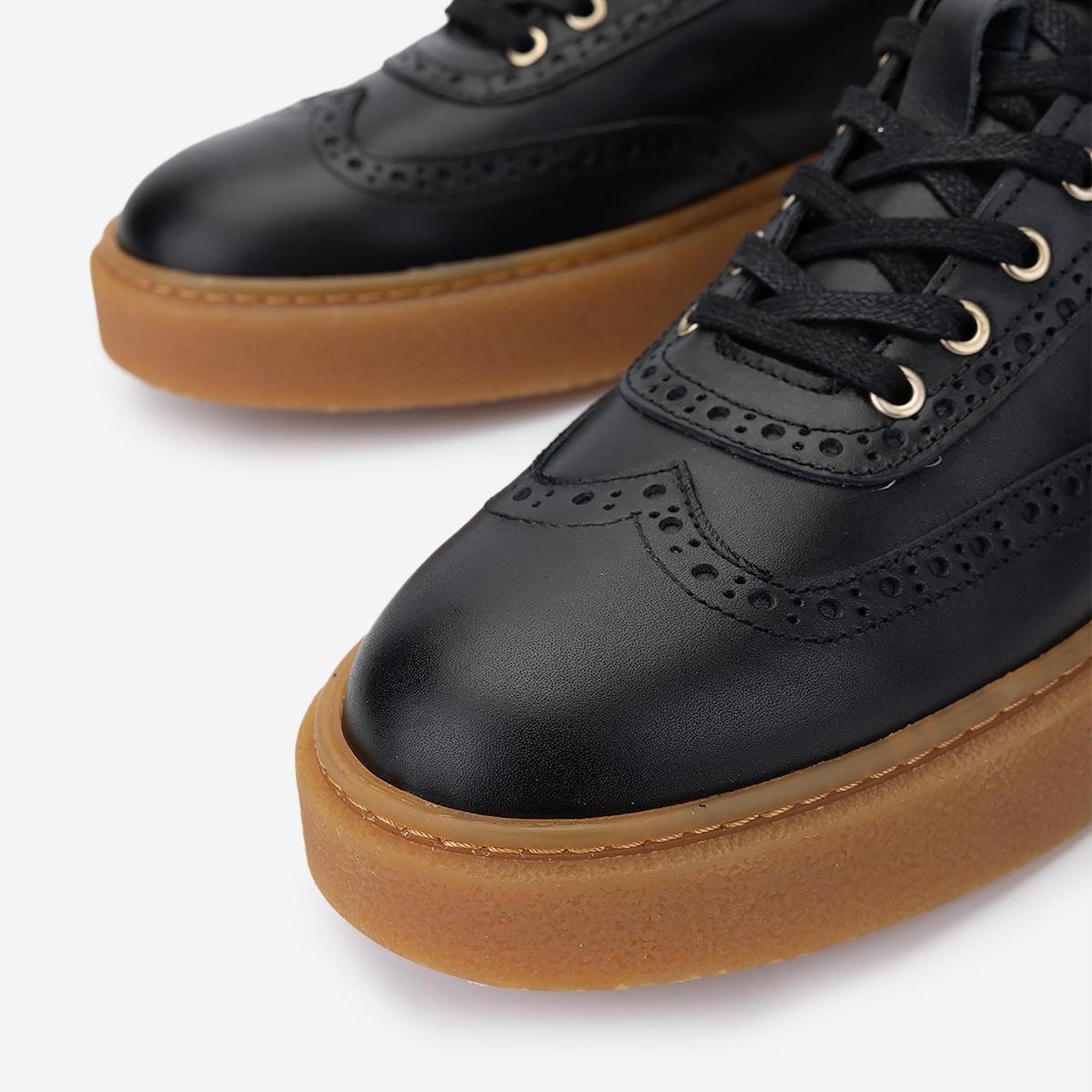 Valmenti Erkek Hakiki Deri Siyah Sneakers & Spor Ayakkabı