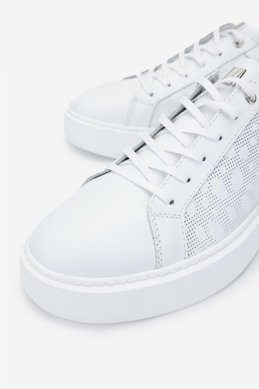  Valmenti Erkek Hakiki Deri Beyaz Sneakers & Spor Ayakkabı
