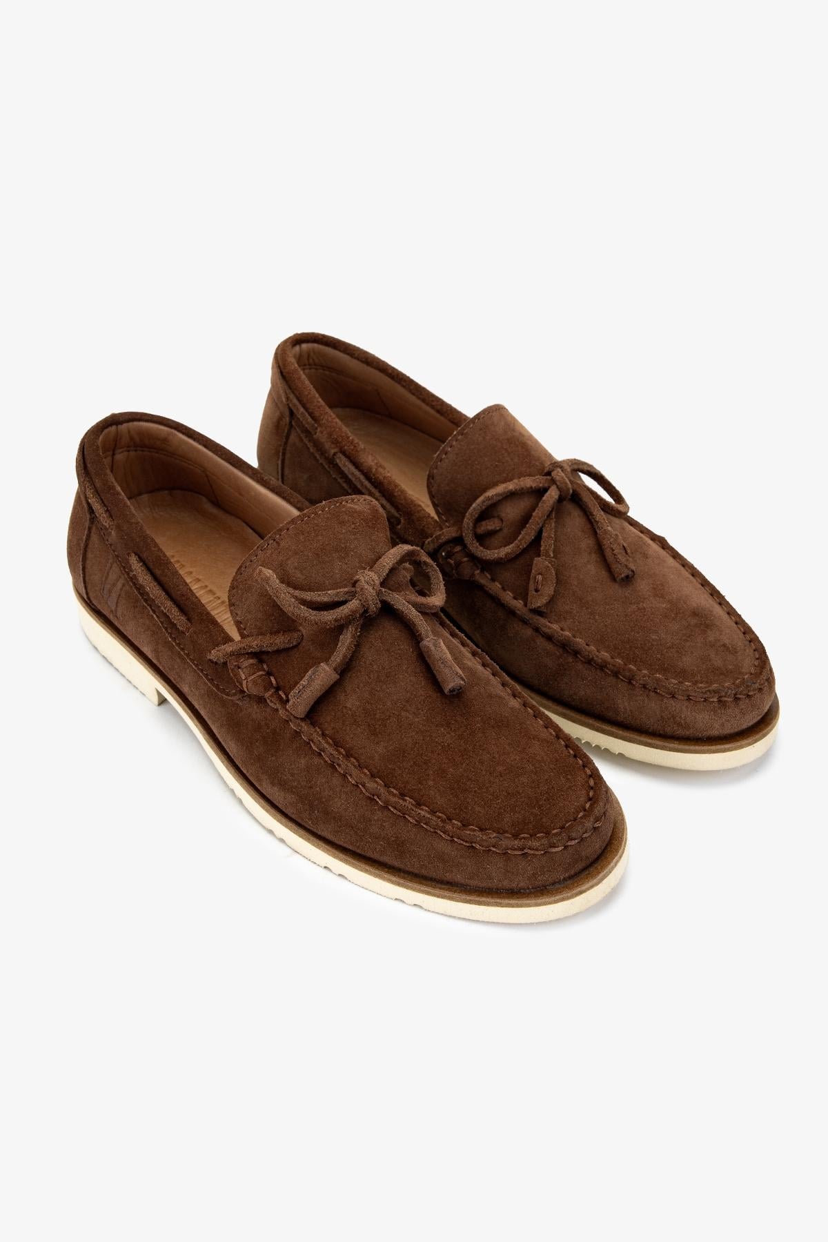 Valmenti Erkek Hakiki Deri Tarçın Loafer Ayakkabı