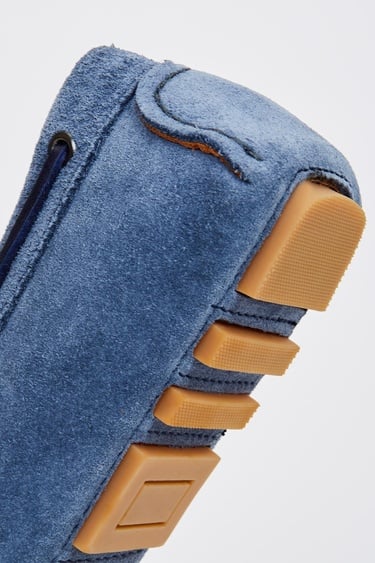  Valmenti Rachele Erkek Jean Süet Hakiki Deri Loafer Ayakkabı