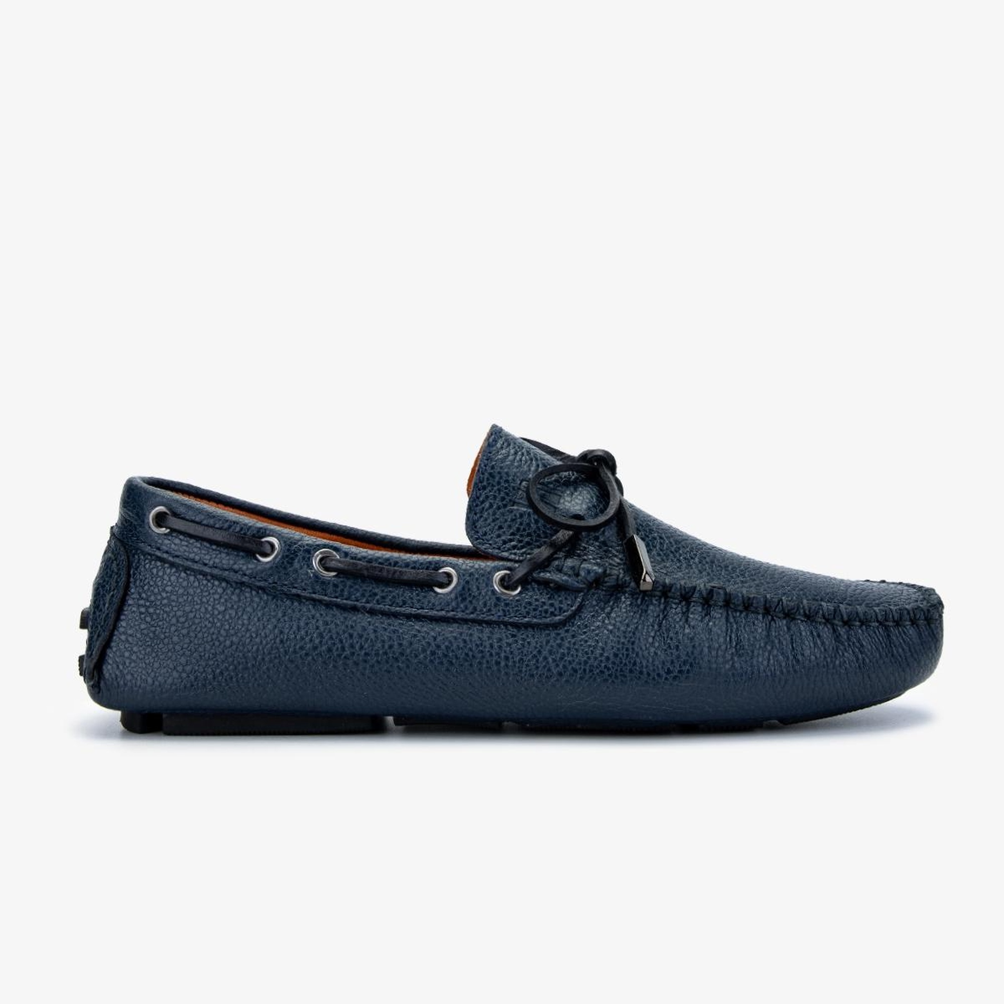 Valmenti Veronique Erkek Lacivert Floter Hakiki Deri Loafer Ayakkabı