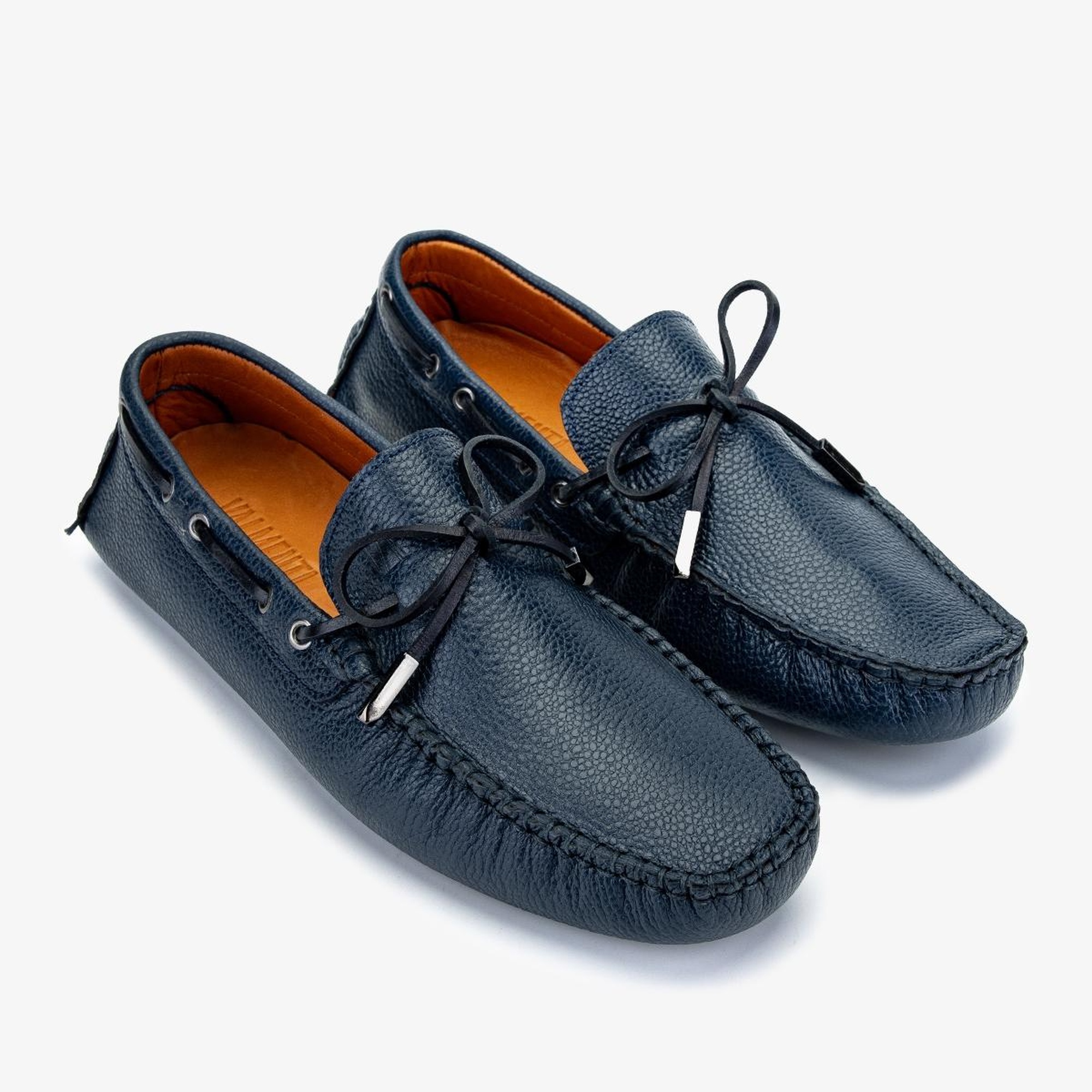 Valmenti Veronique Erkek Lacivert Floter Hakiki Deri Loafer Ayakkabı