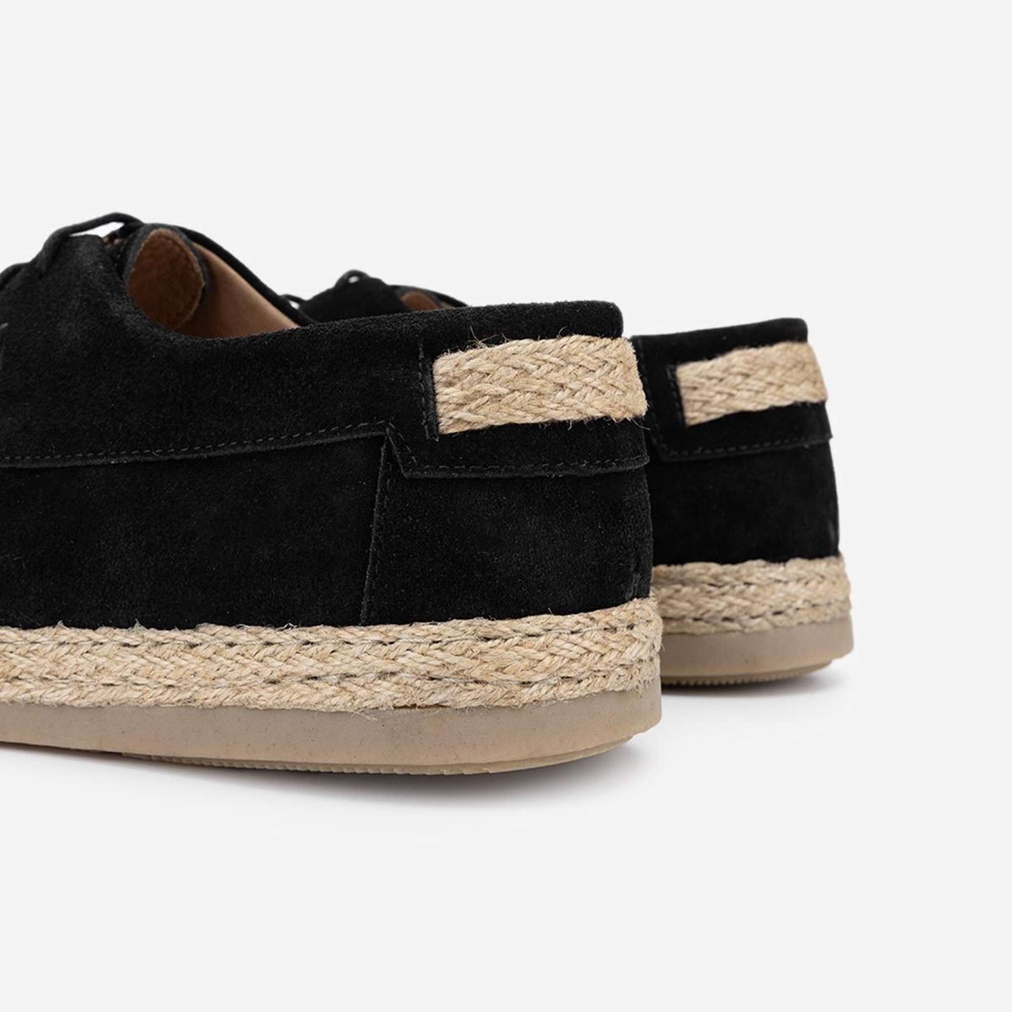 Valmenti Marita Erkek Siyah Süet Hakiki Deri Casual Ayakkabı