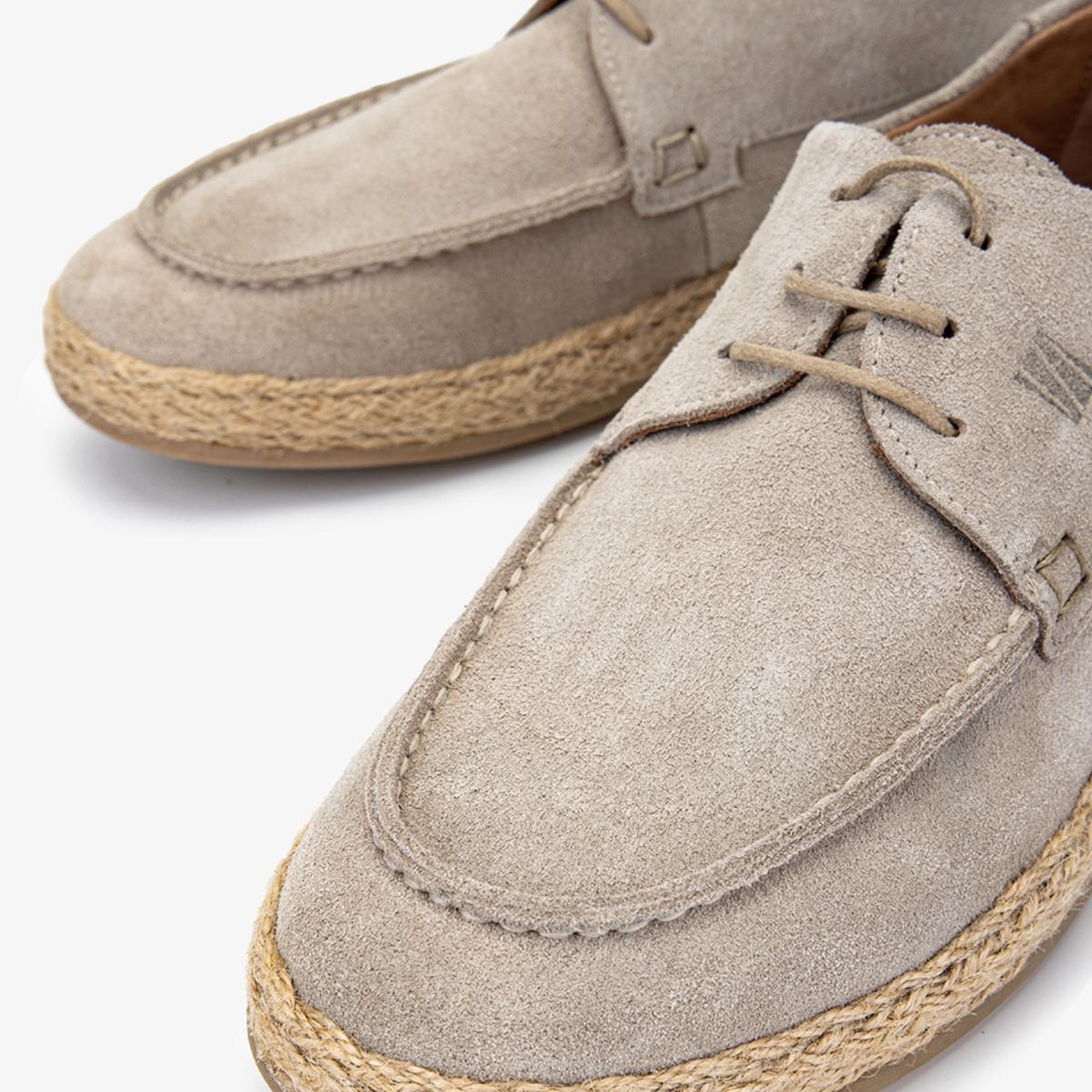 Valmenti Erkek Hakiki Deri Bej Süet Casual Ayakkabı